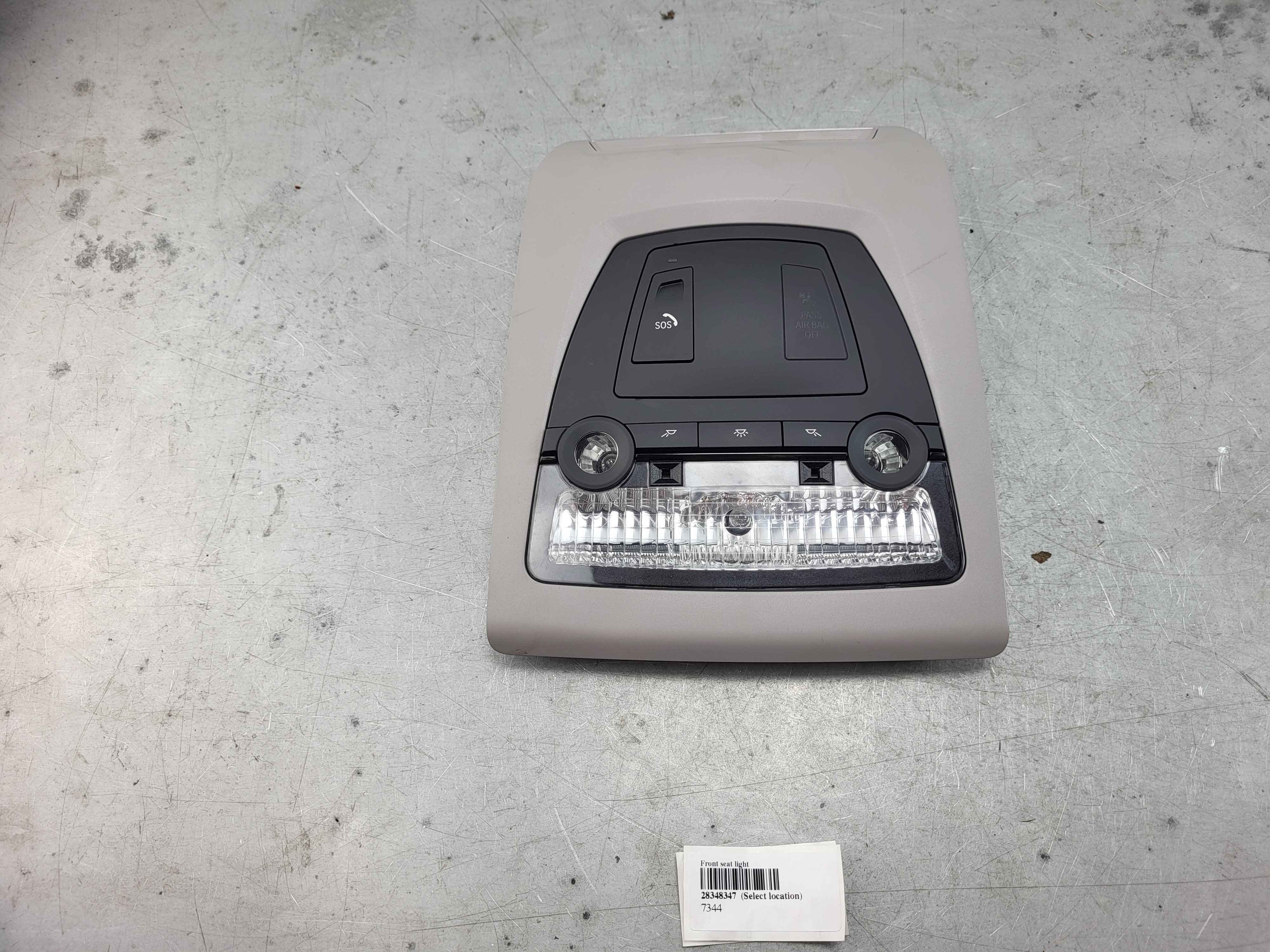 Front seat light
