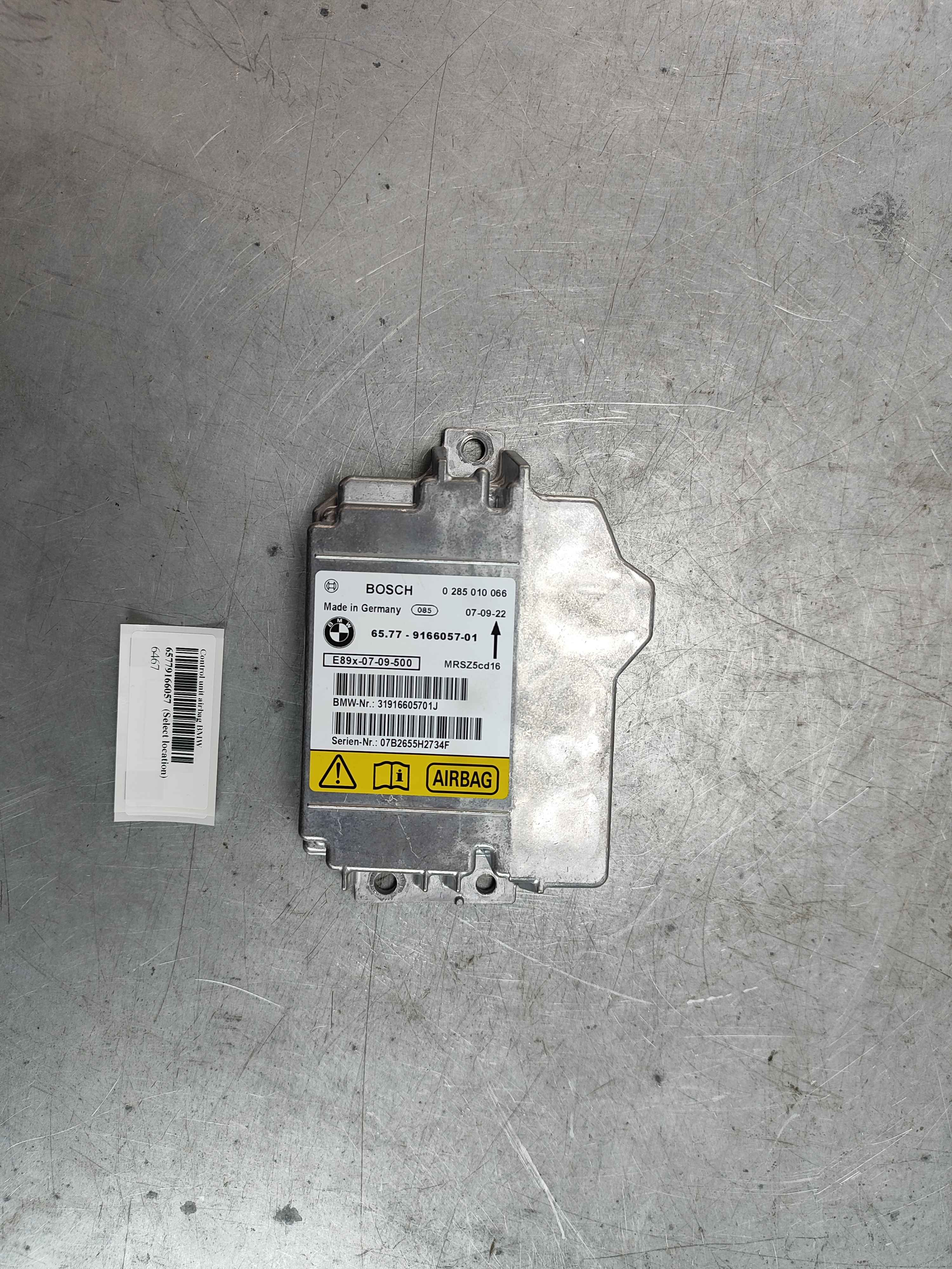 Control unit airbag BMW