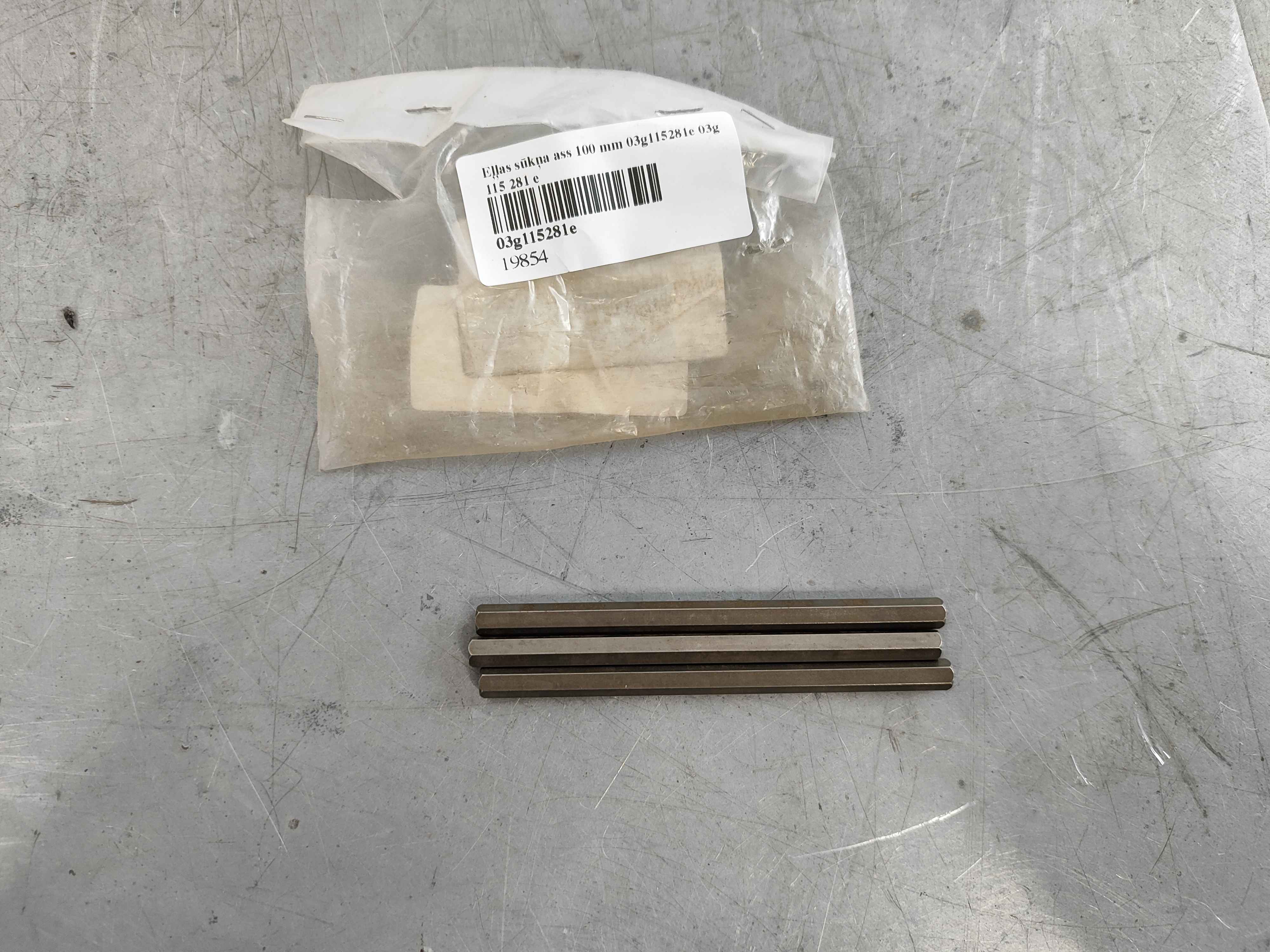 Eļļas sūkņa ass 100 mm 03g115281e 03g 115 281 e