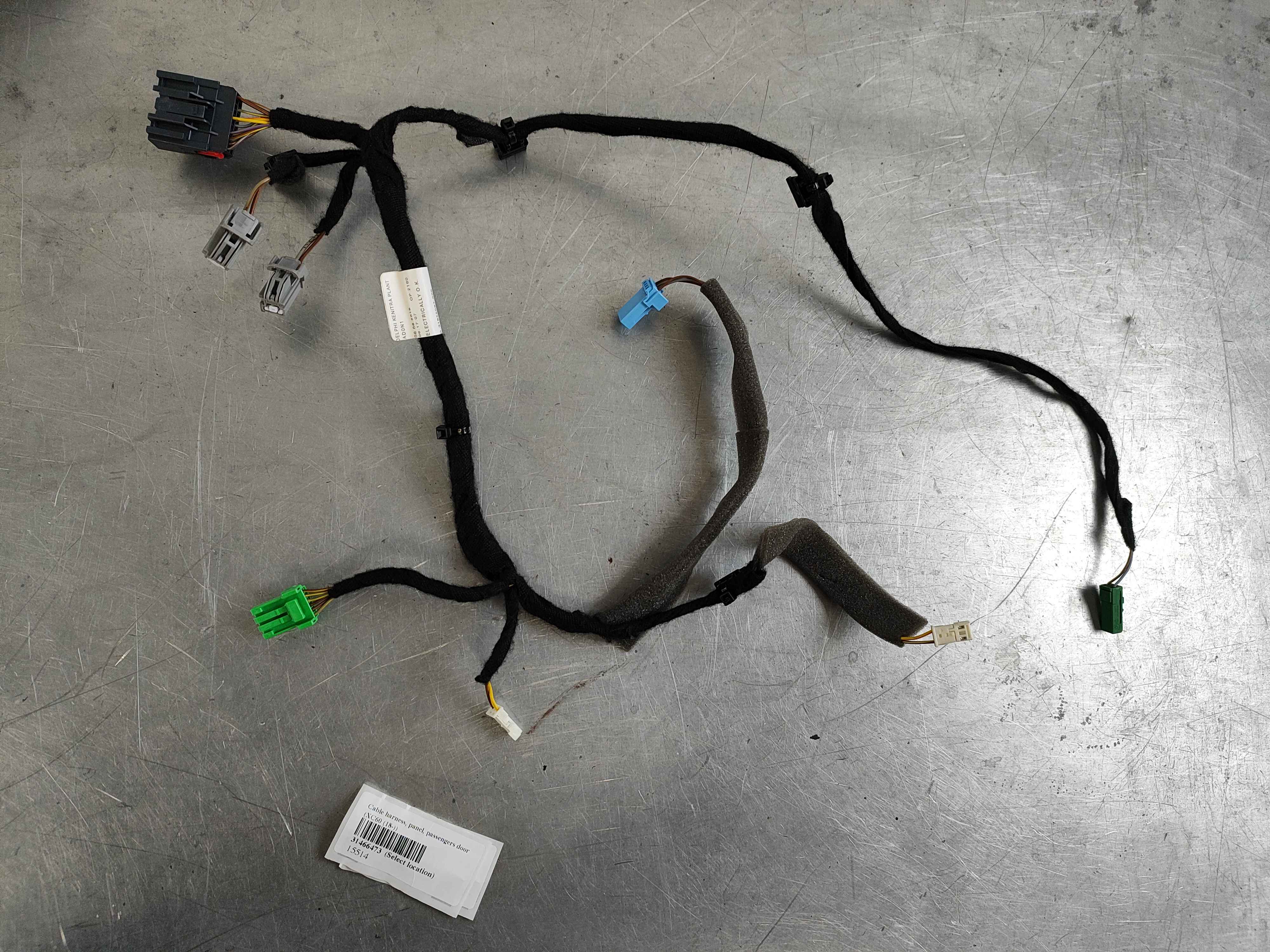 Cable harness, panel, passengers door (XC60 (18-))