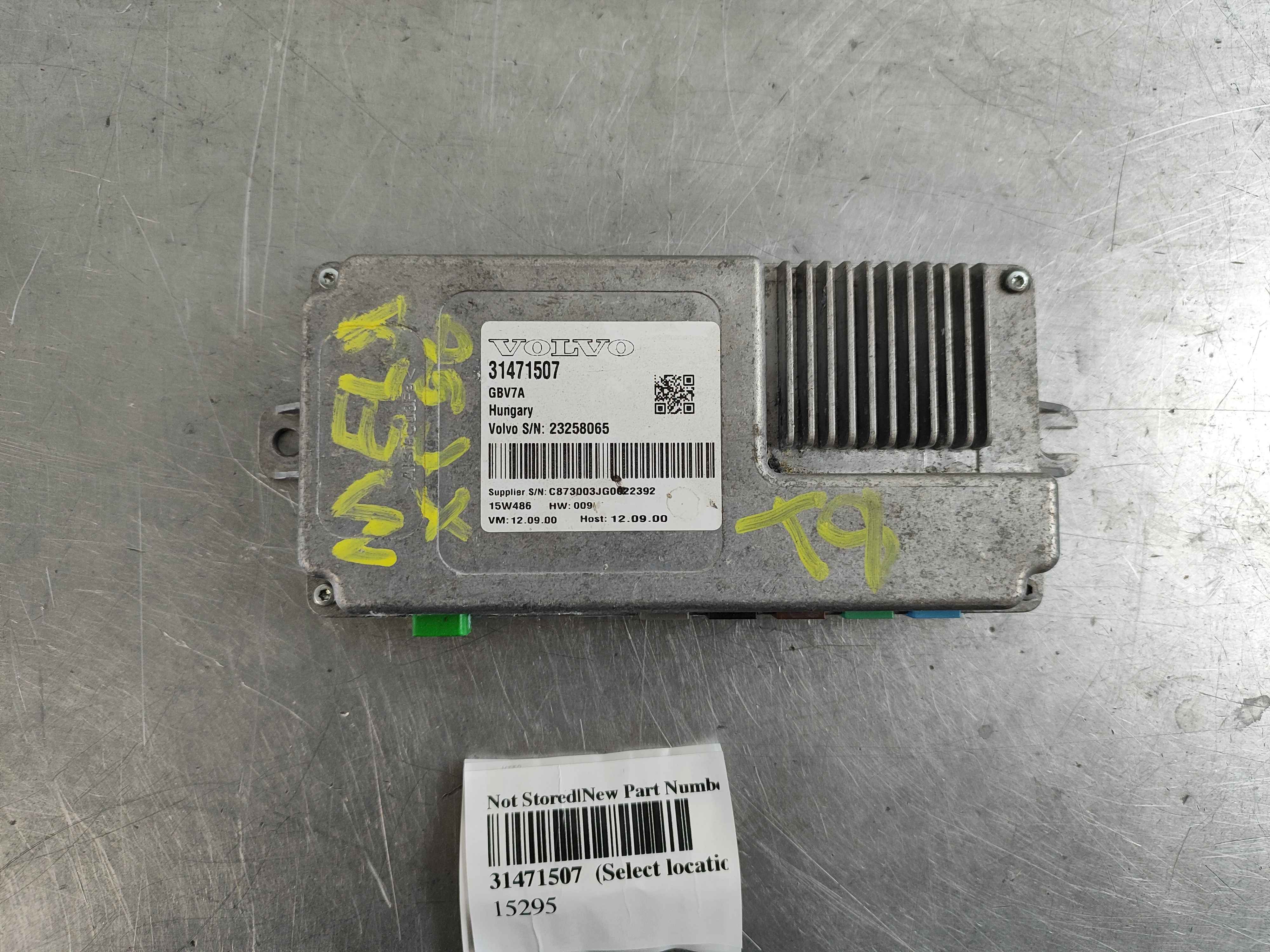 Not Stored|New Part Number