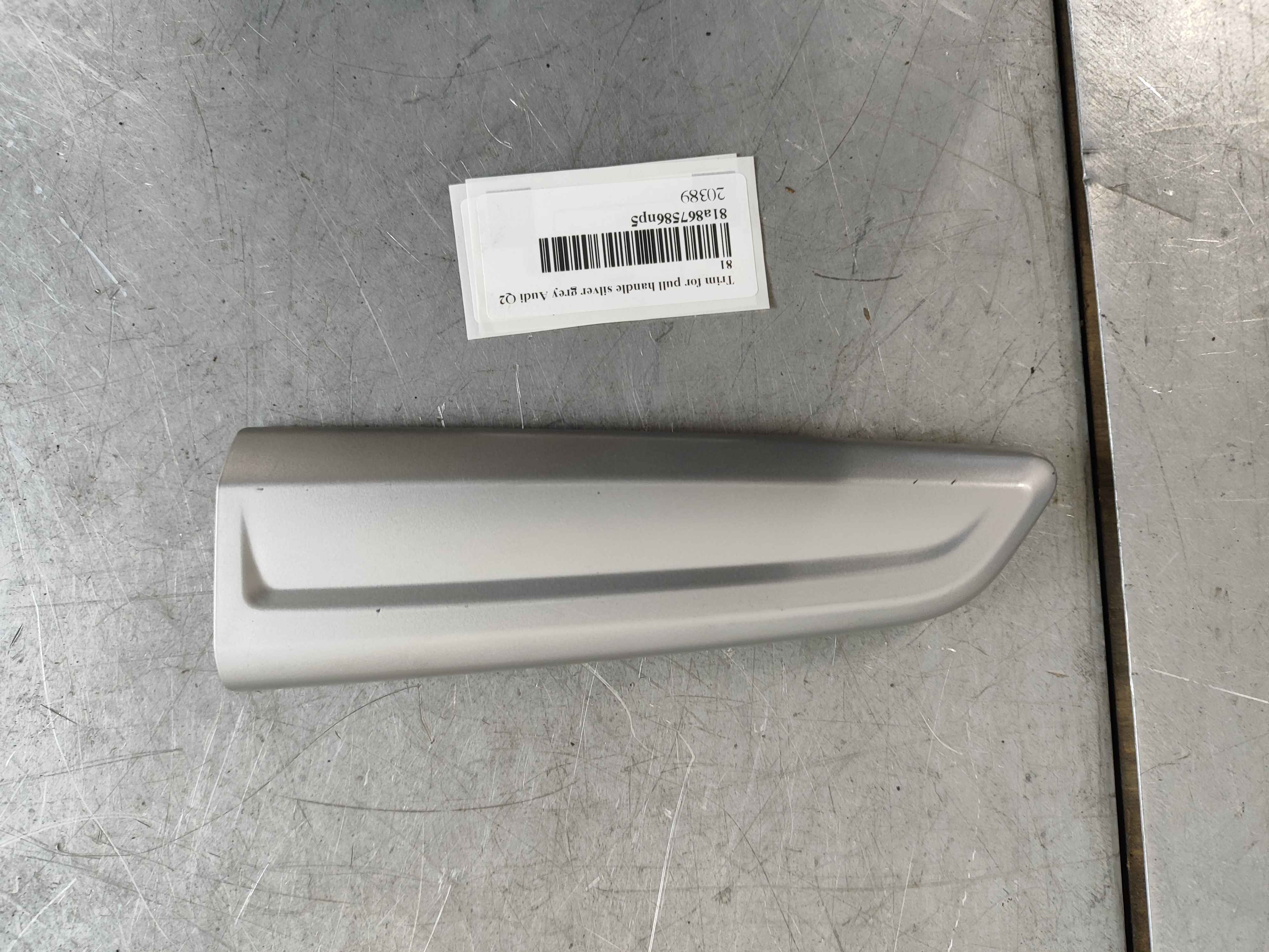 Trim for pull handle silver grey Audi Q2 81