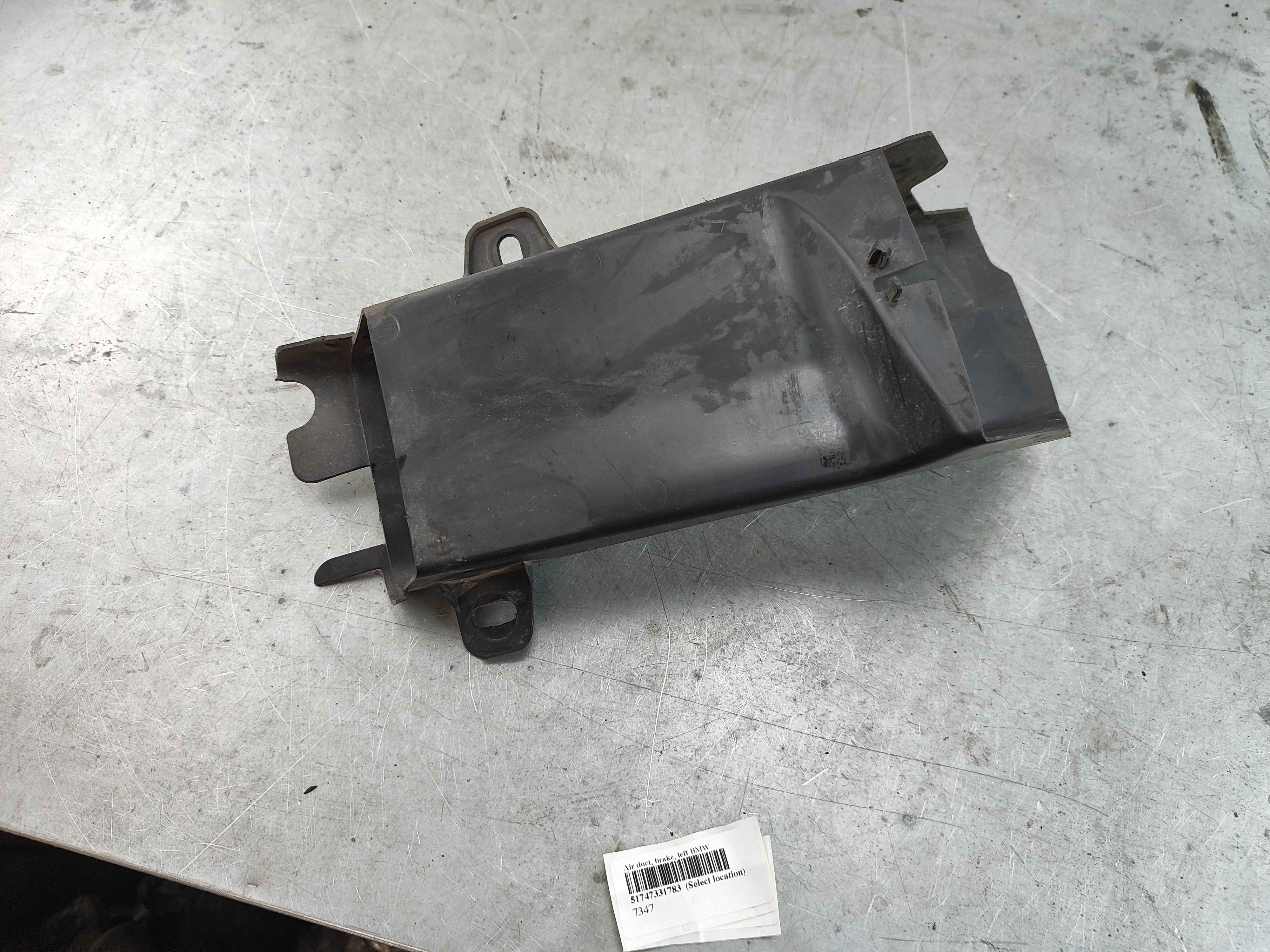 Air duct, brake, left BMW