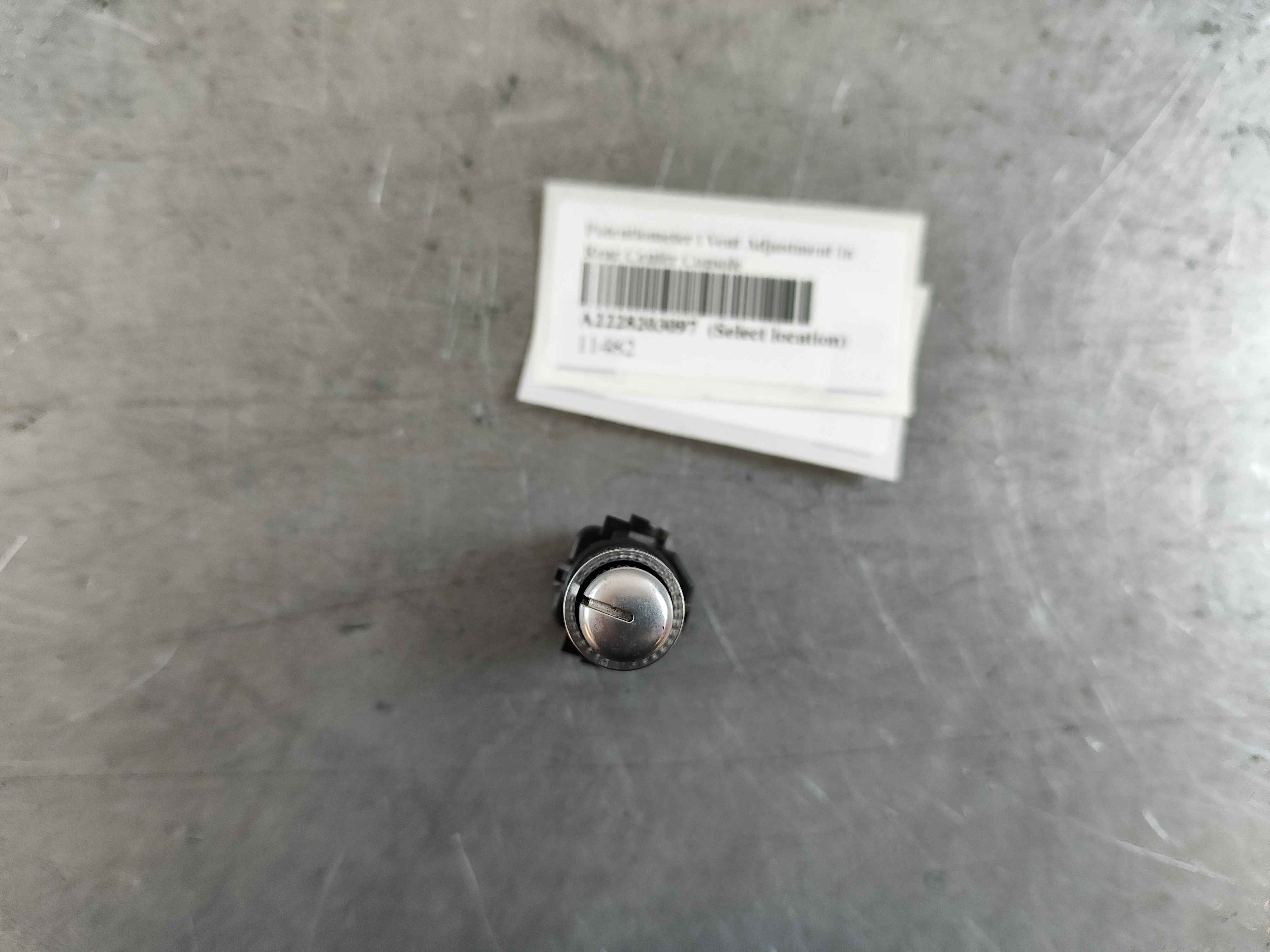 Potentiometer | Vent Adjustment In Rear Center Console