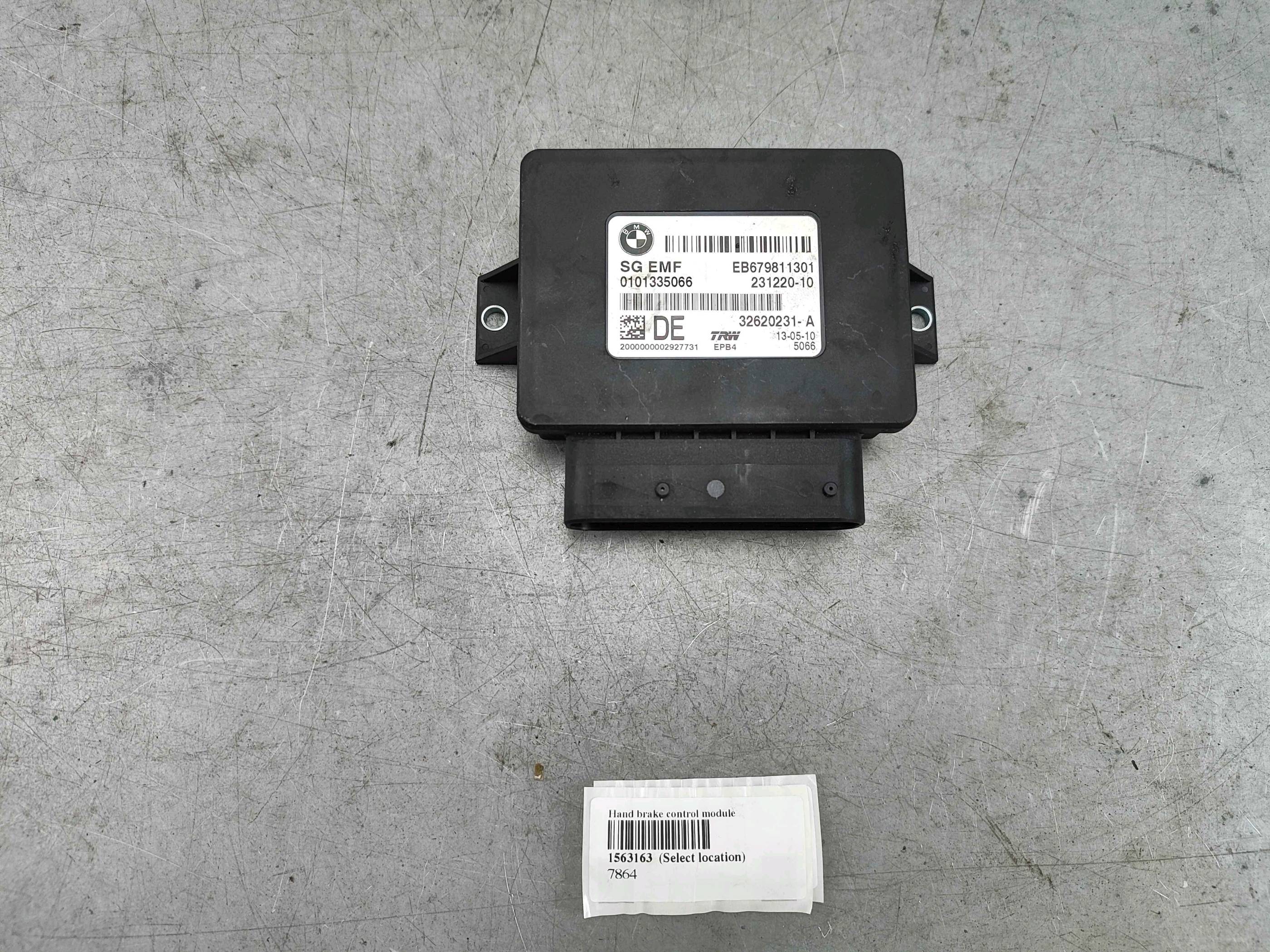 Hand brake control module