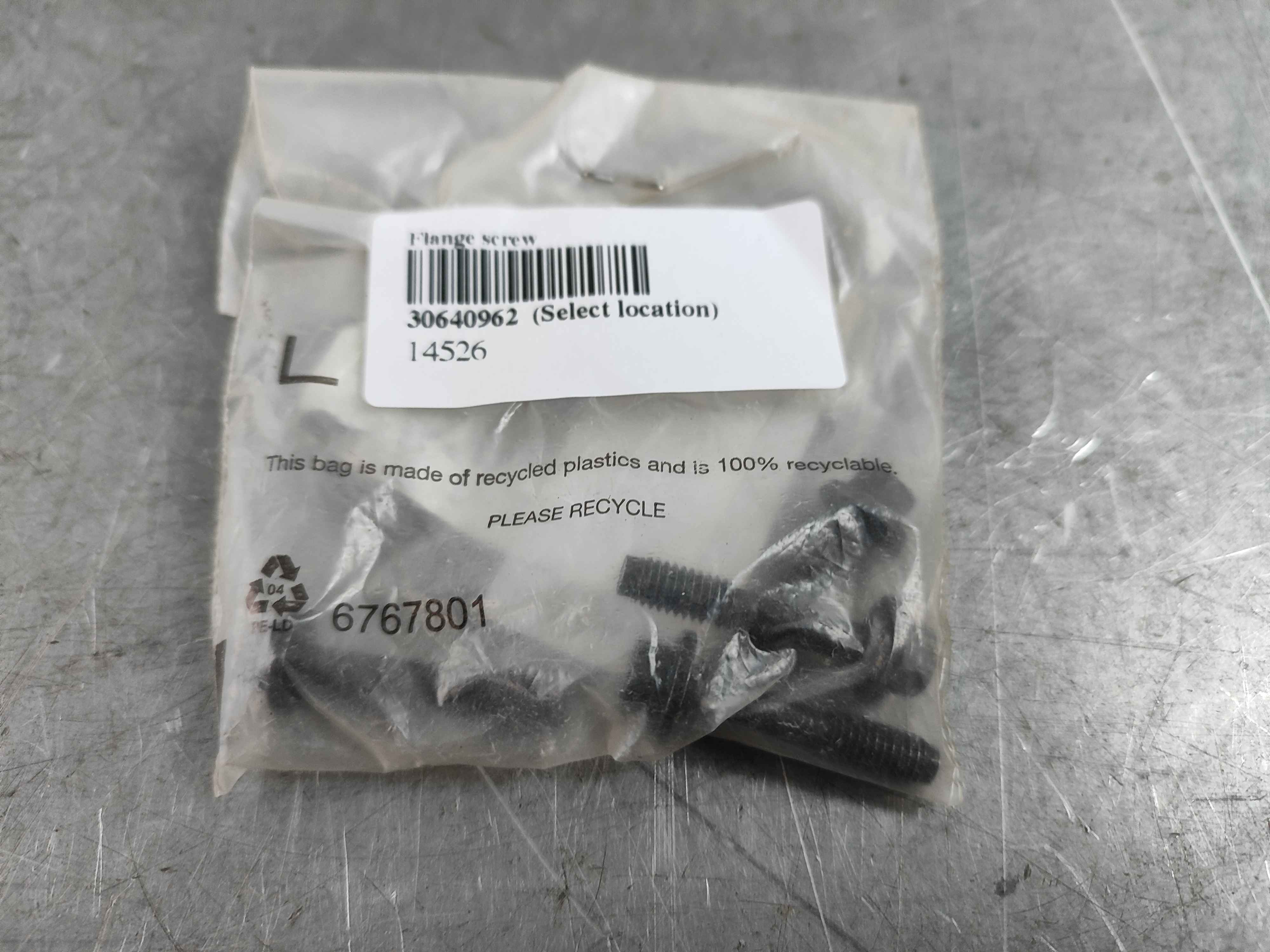 Flange screw