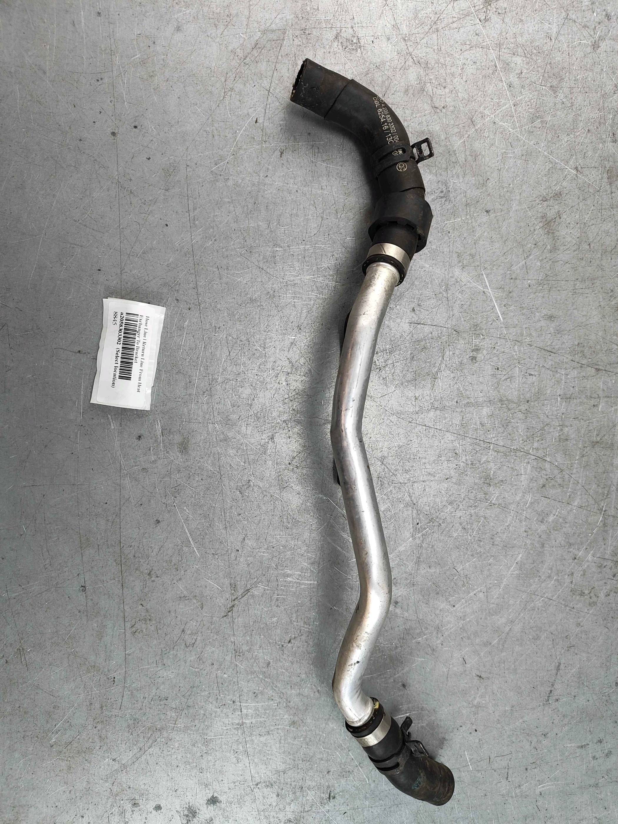 Hose Line | Return Line From Heat Exchanger To Bracket