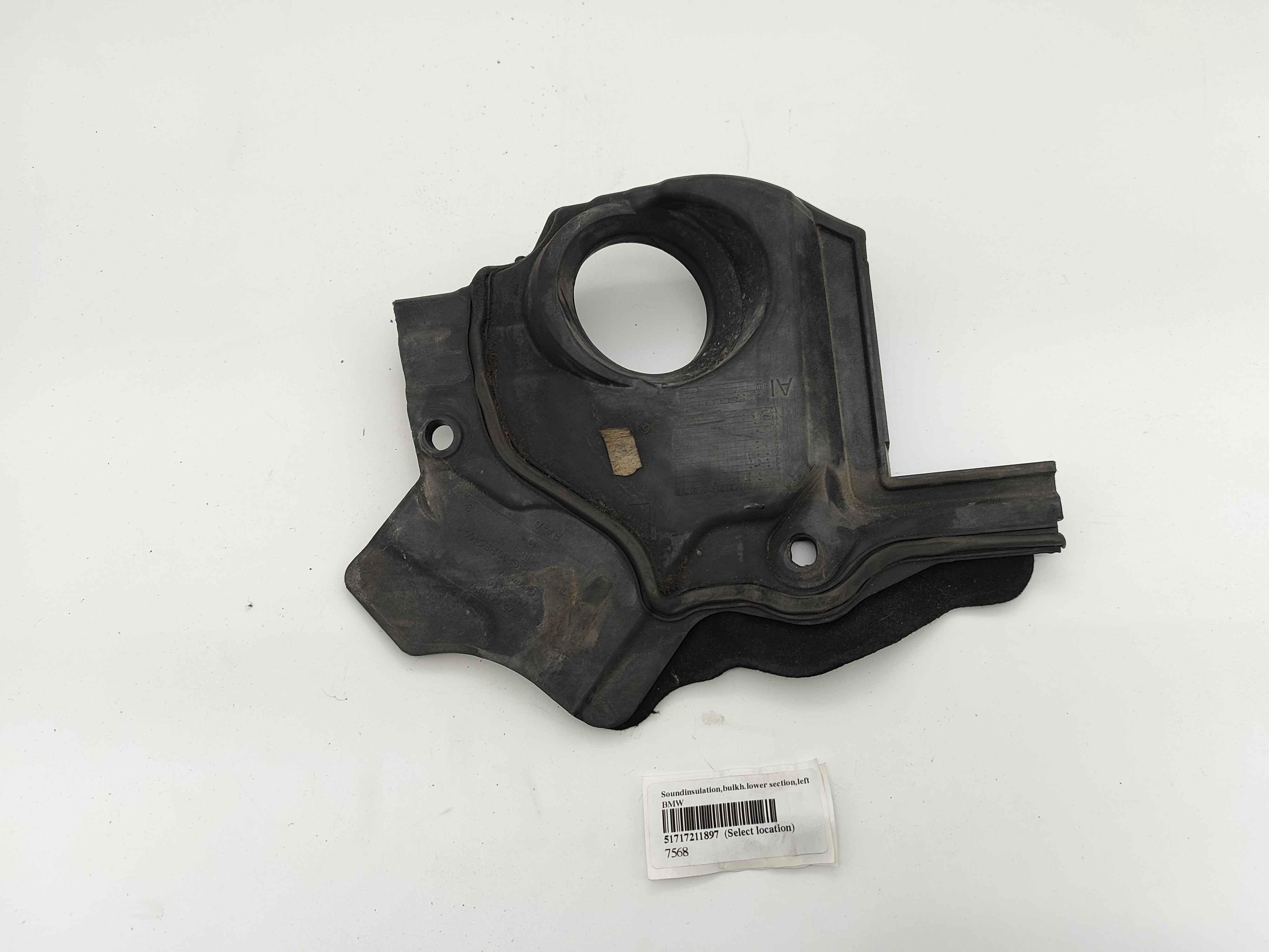 Soundinsulation,bulkh.lower section,left BMW