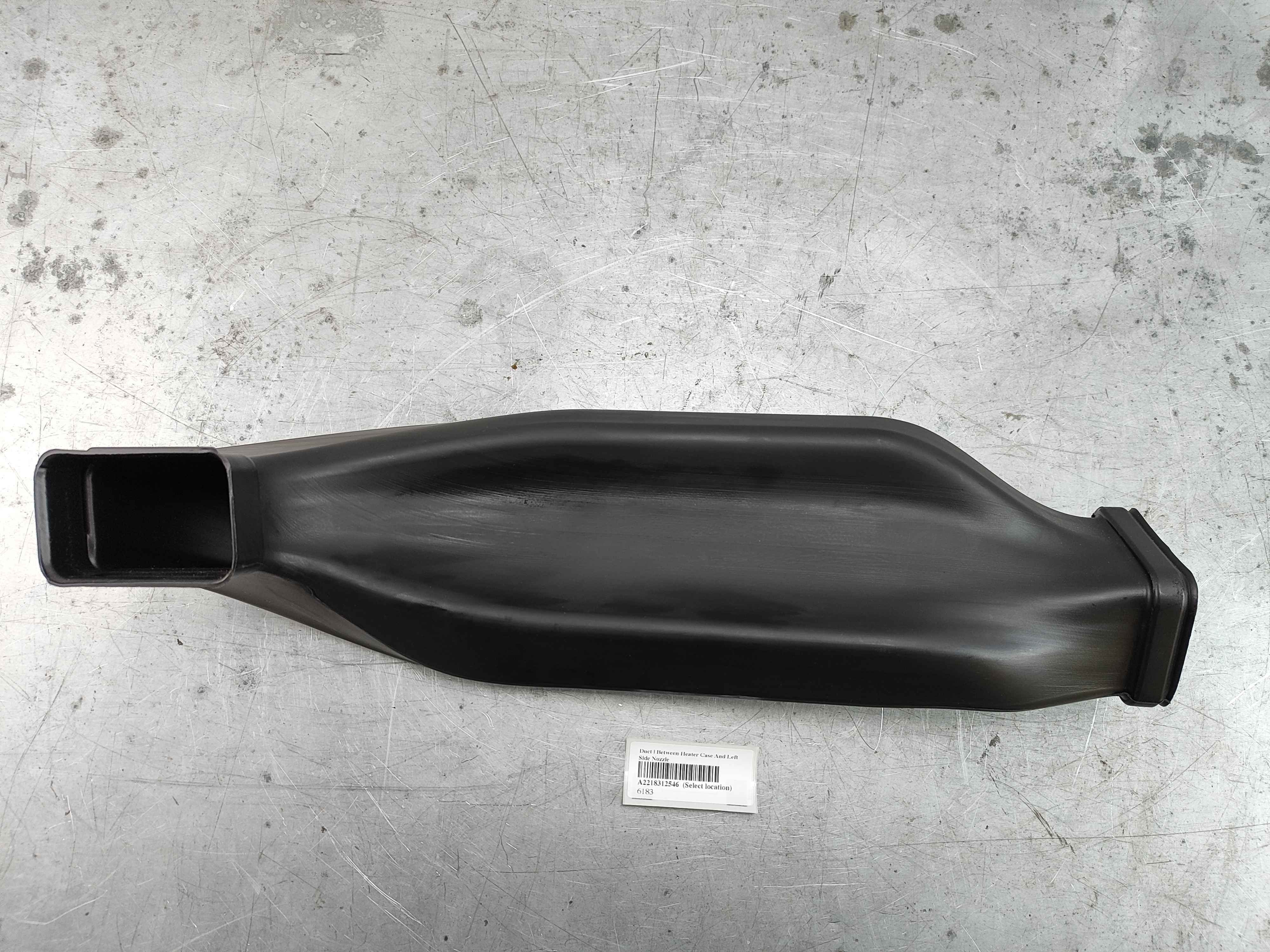 Duct | Between Heater Case And Left Side Nozzle