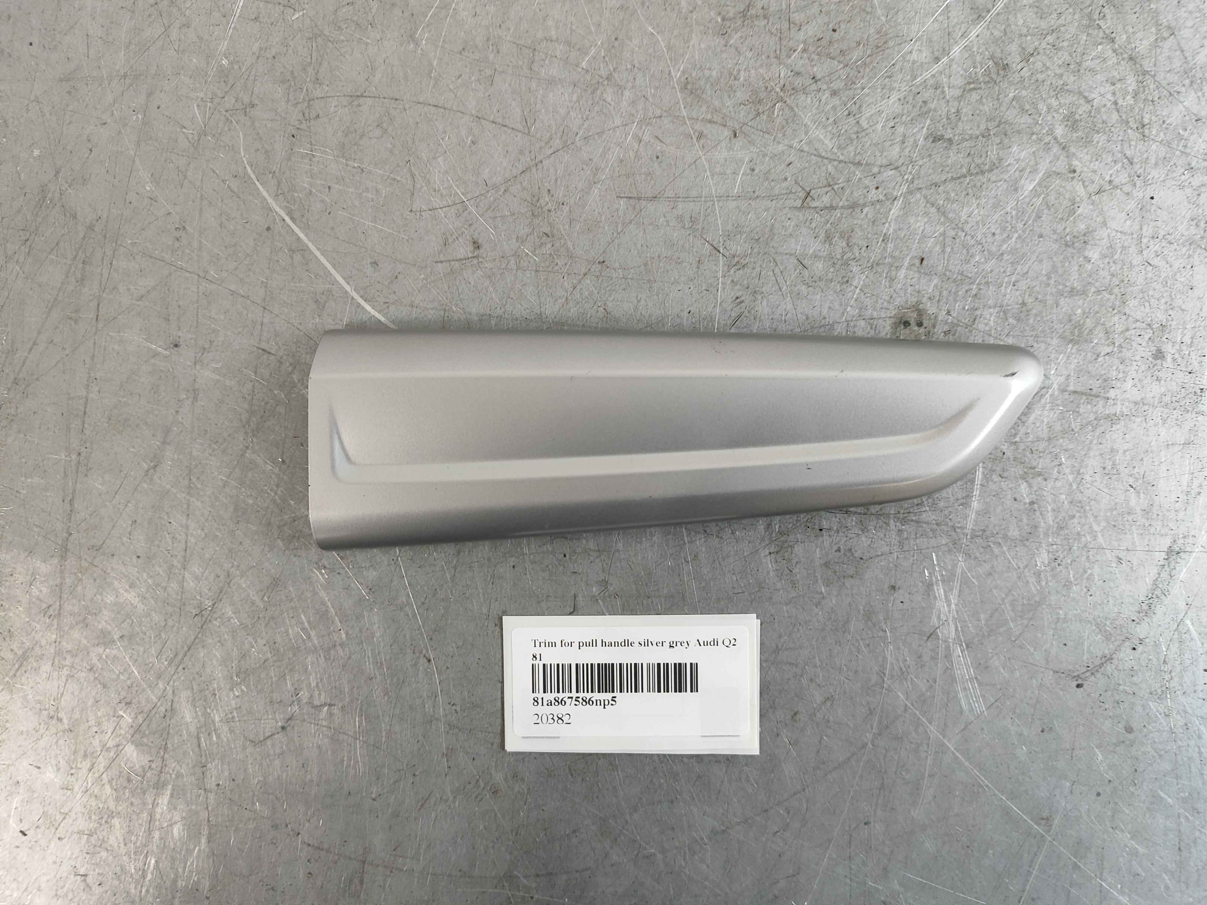 Trim for pull handle silver grey Audi Q2 81
