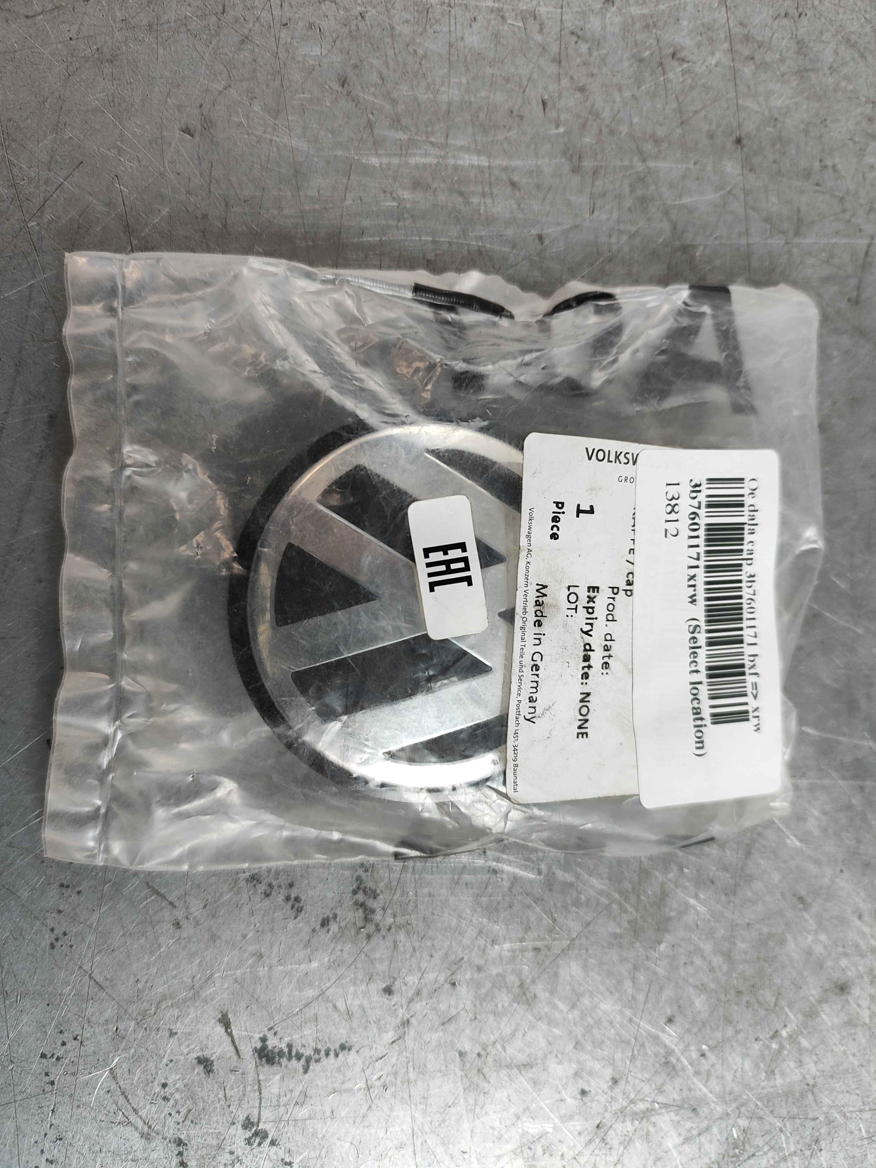 Oe daļa cap 3b7601171 bxf => xrw