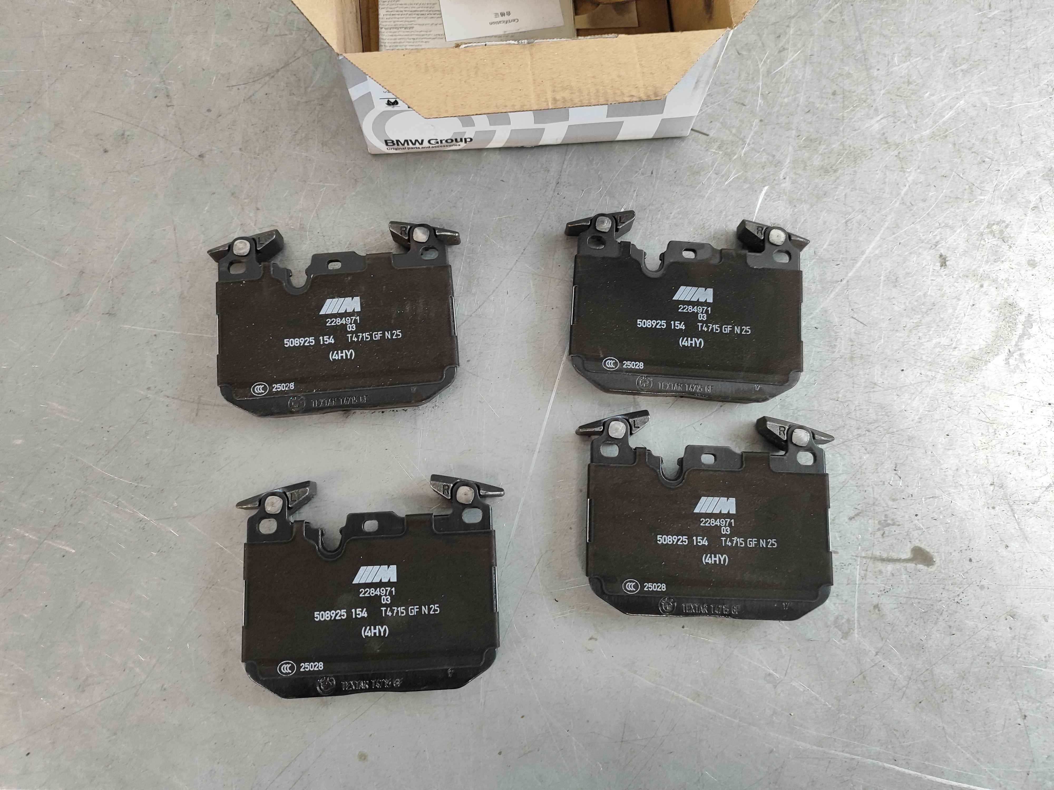 Repair kit, brake pads asbestos-free BMW