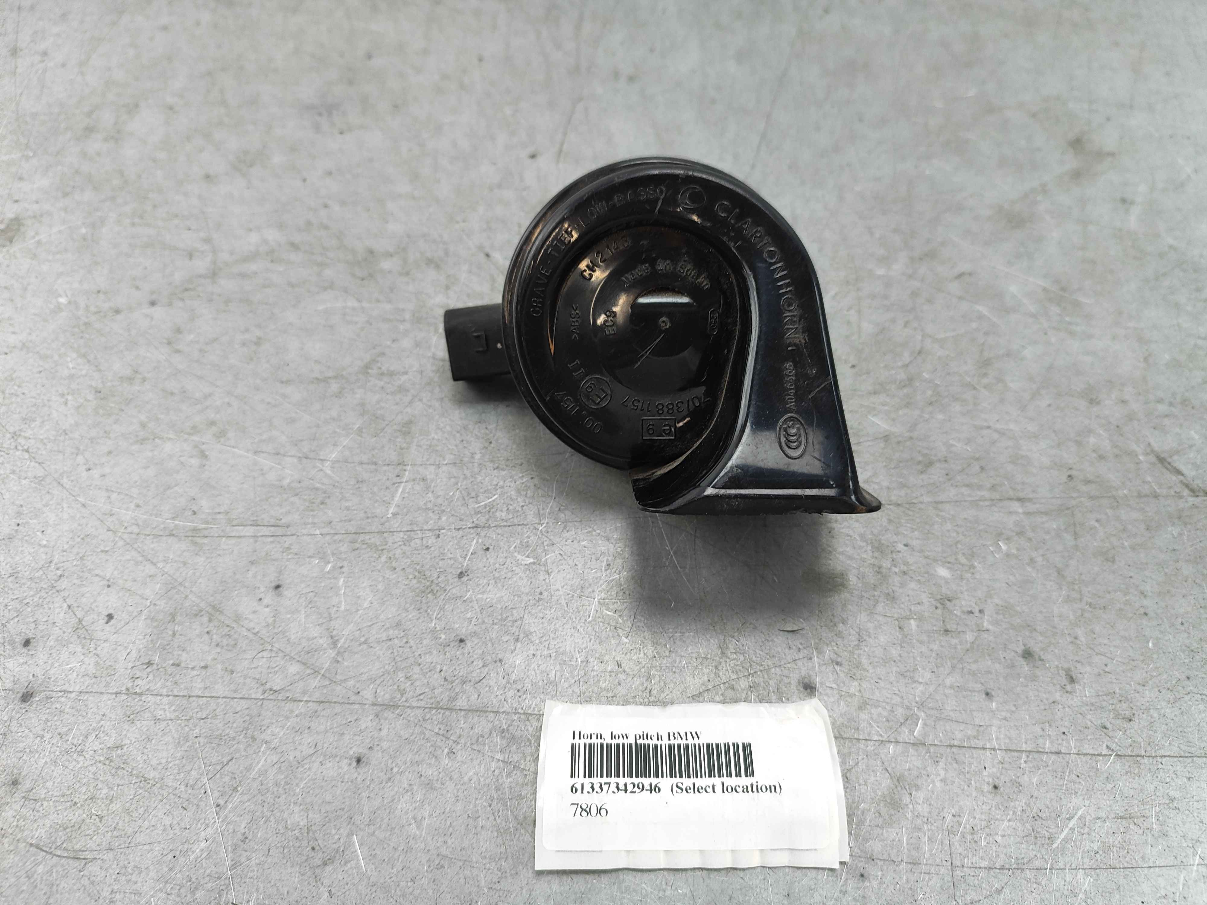 Horn, low pitch BMW