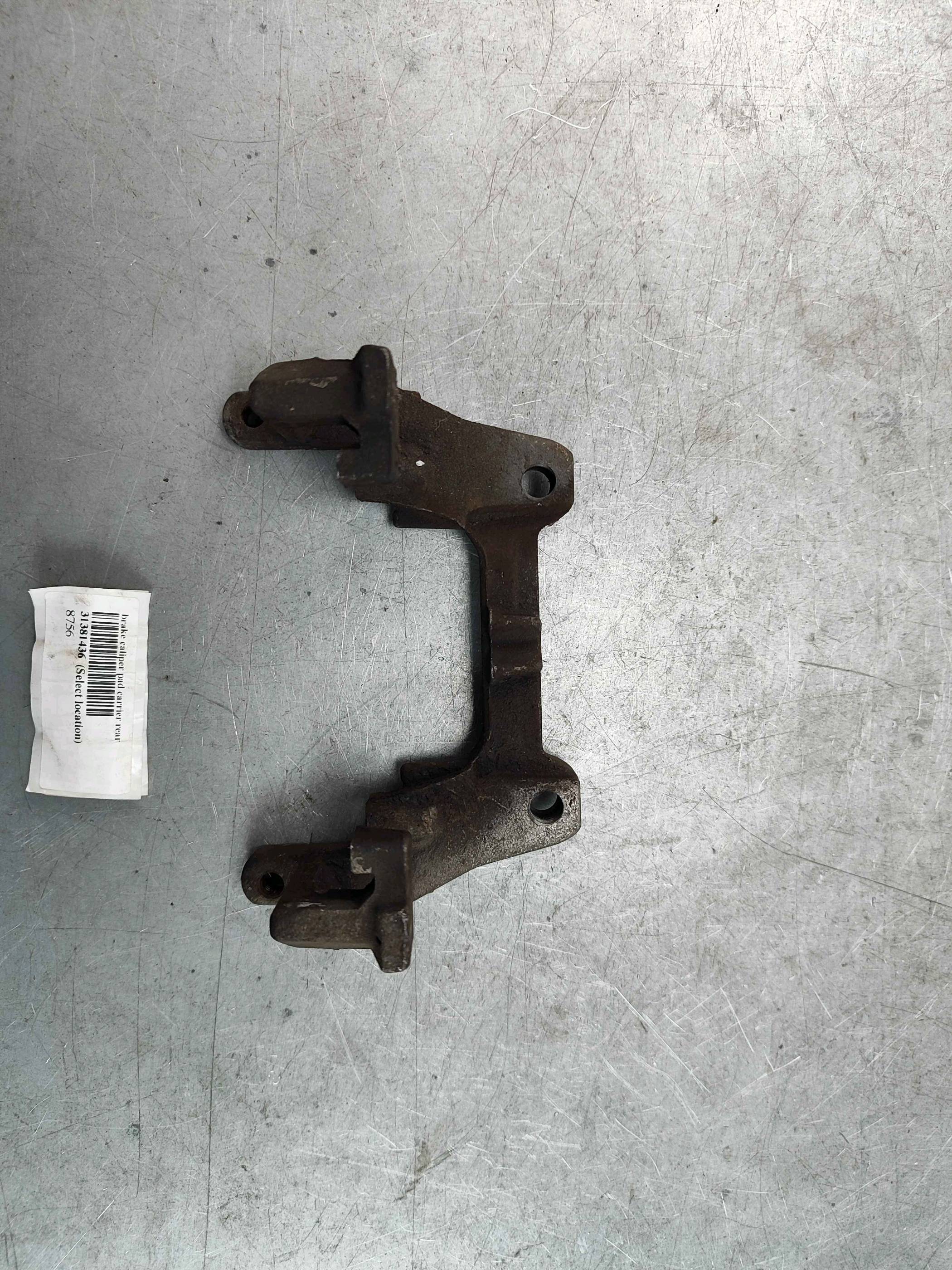 brake caliper pad carrier rear