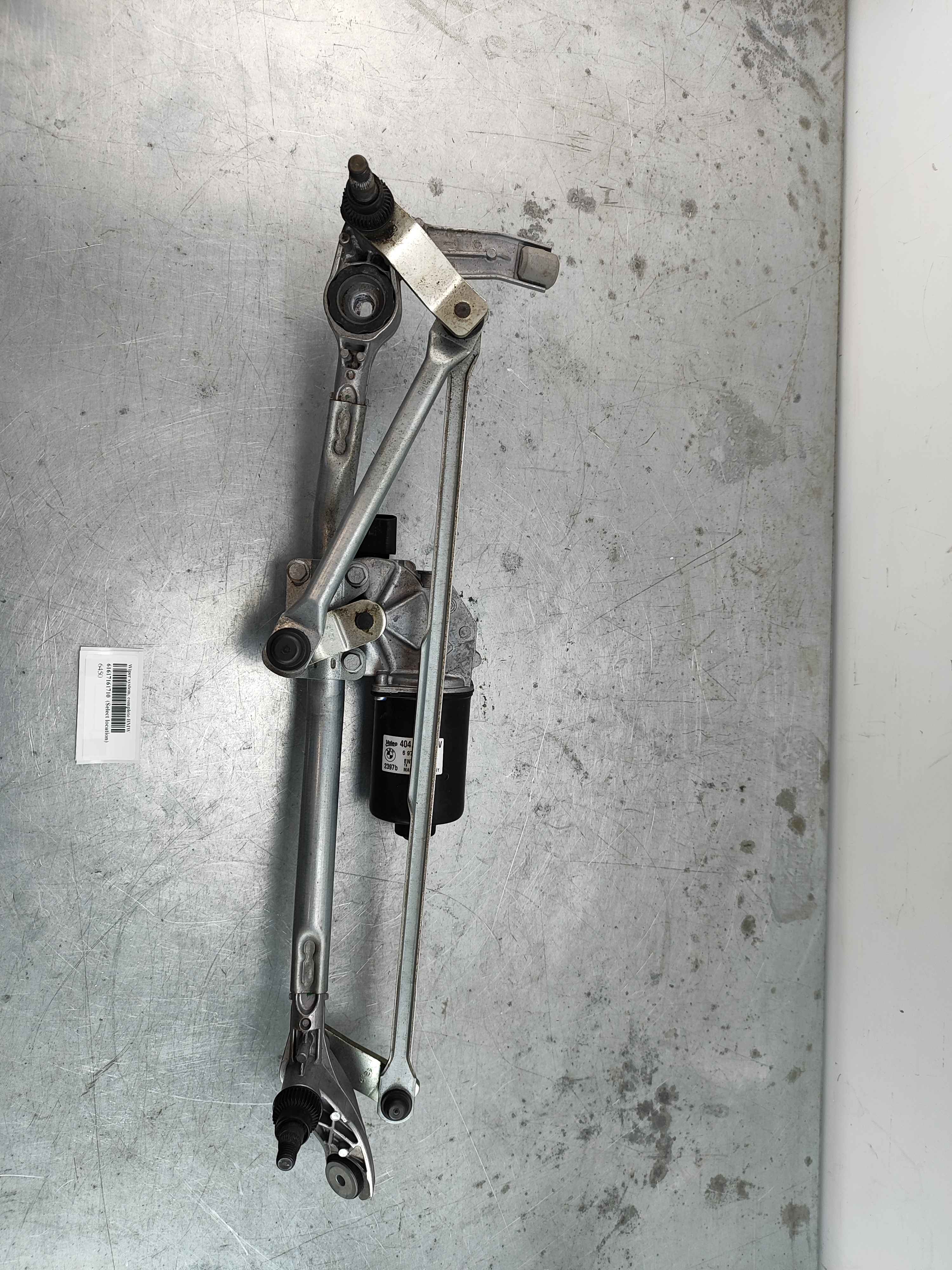Wiper system, complete BMW