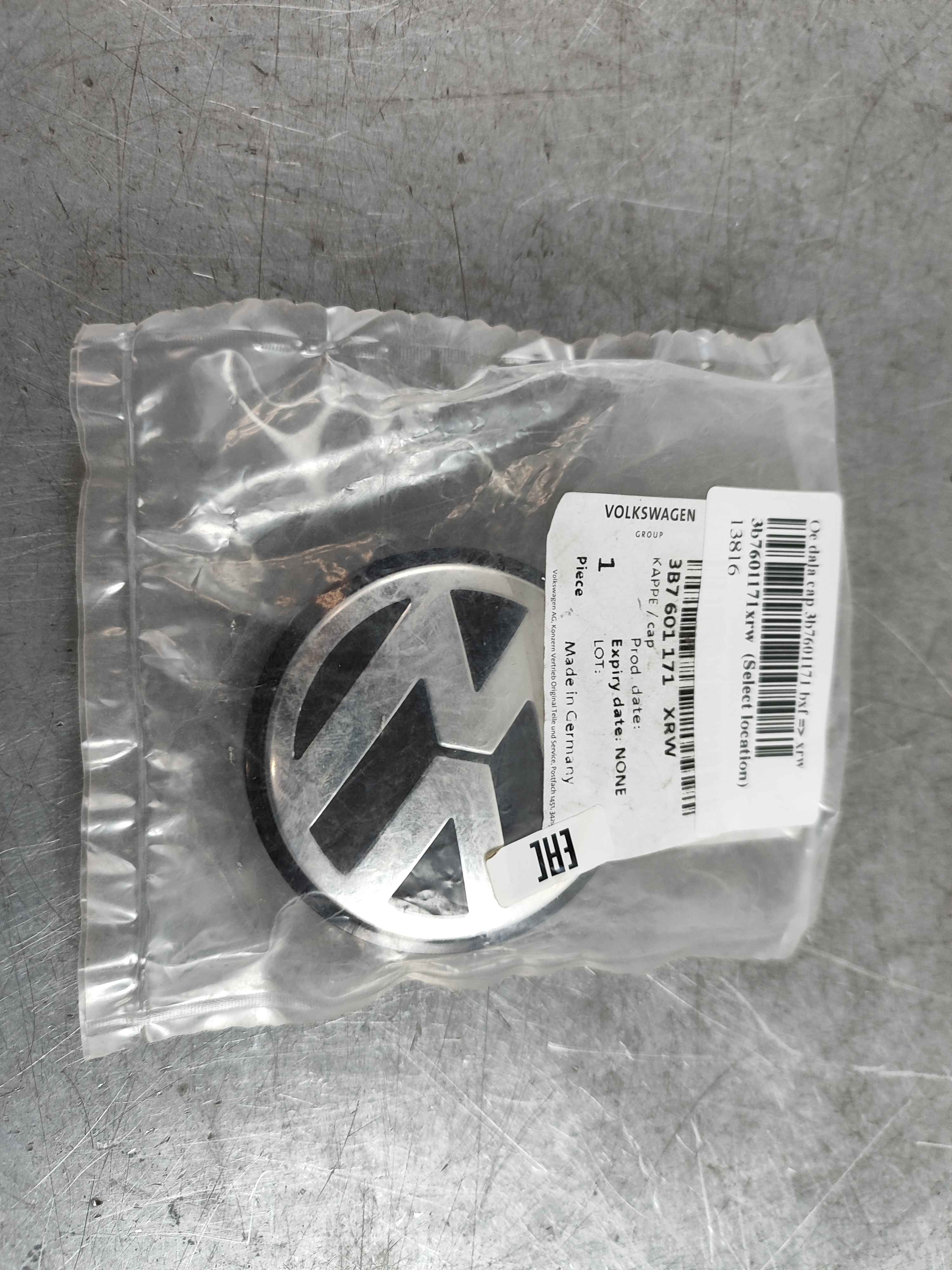 Oe daļa cap 3b7601171 bxf => xrw