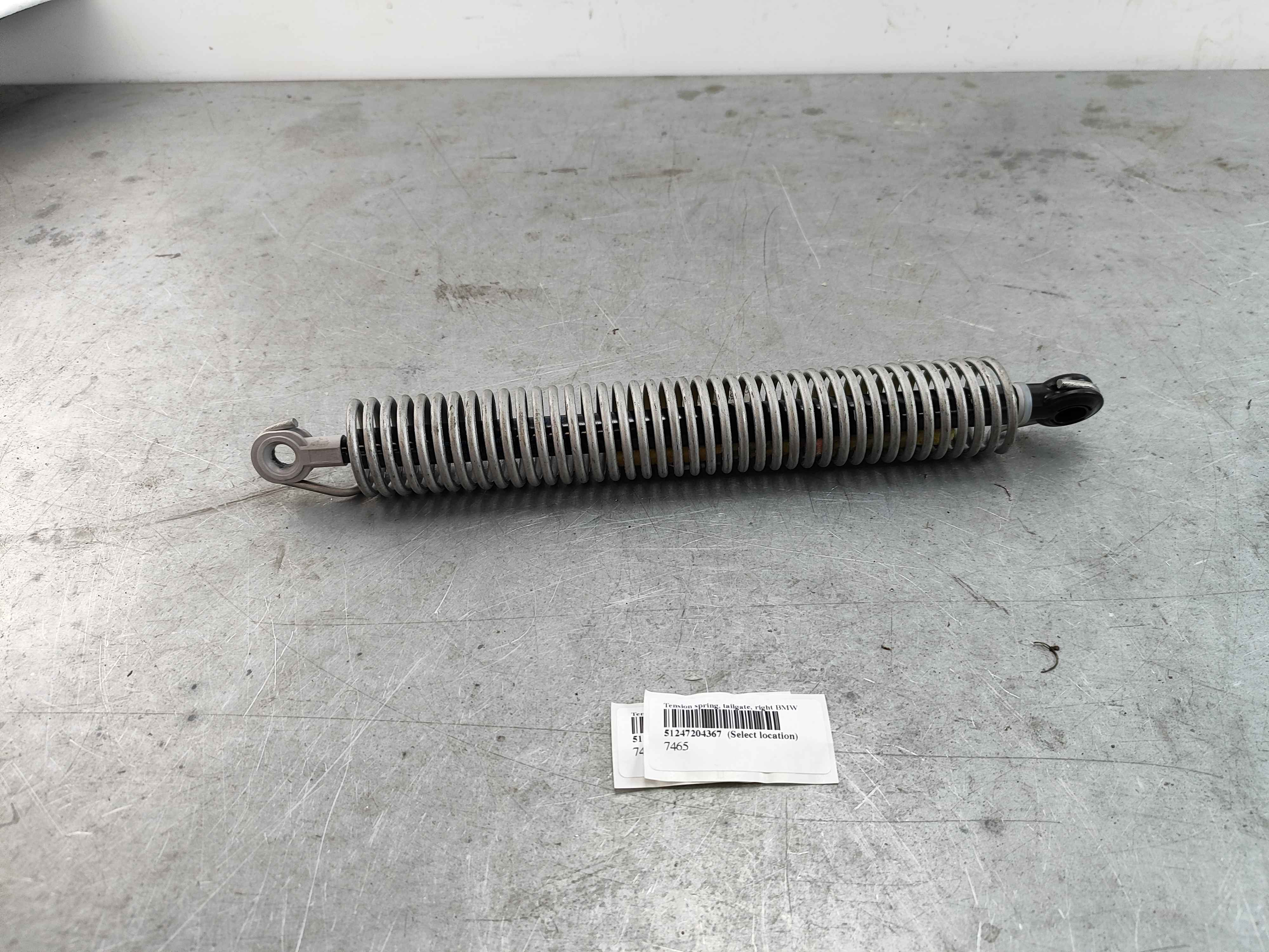 Tension spring, tailgate, right BMW