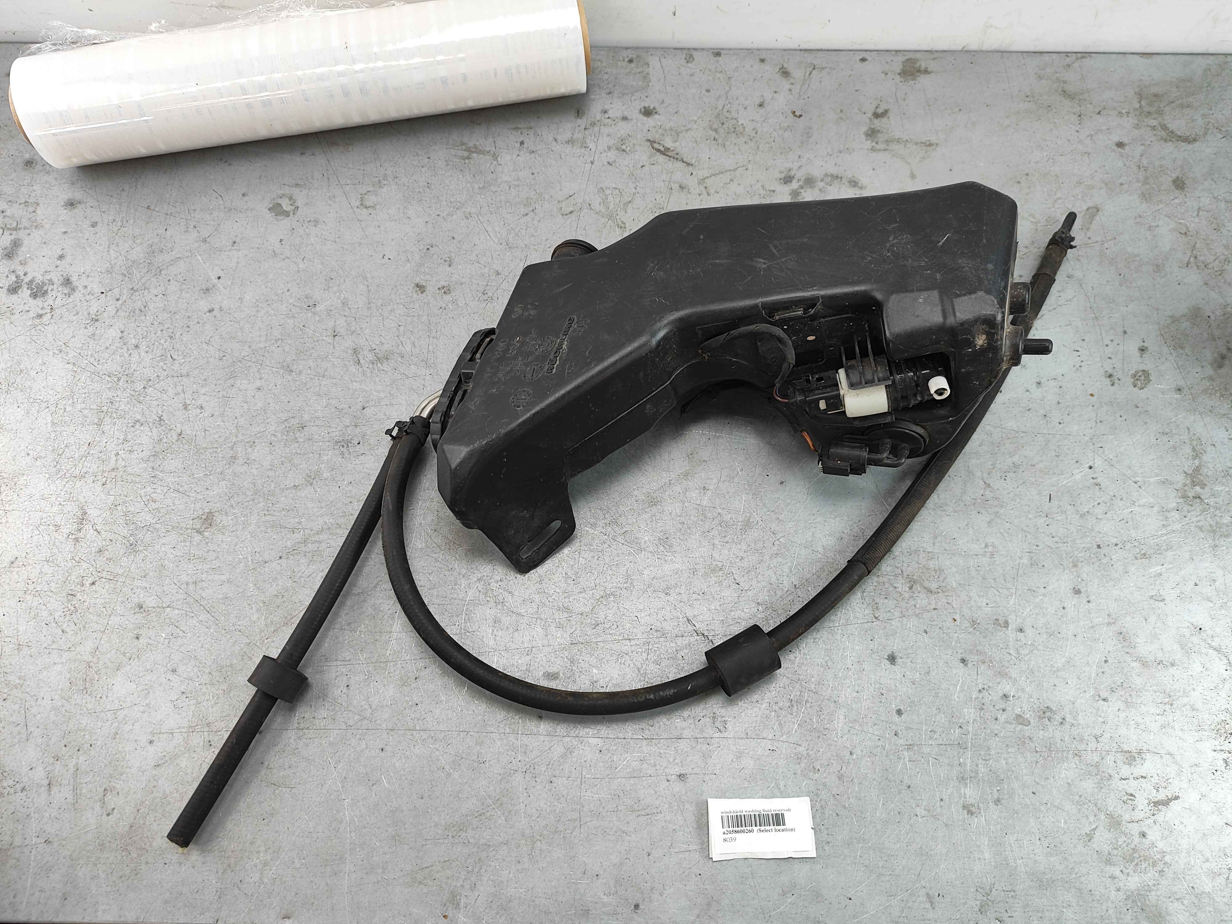 windshield washing fluid reservoir