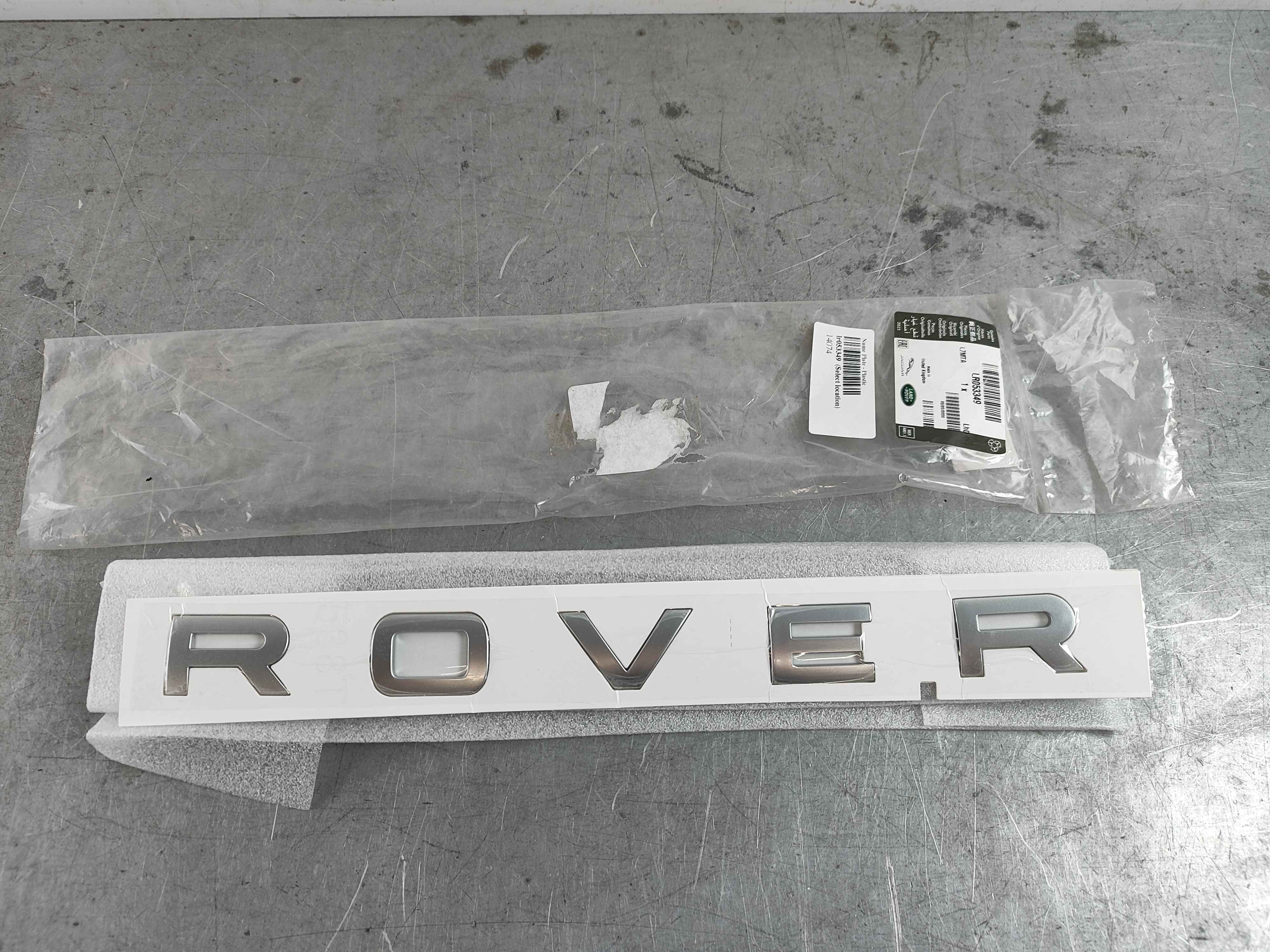 Name Plate - Plastic