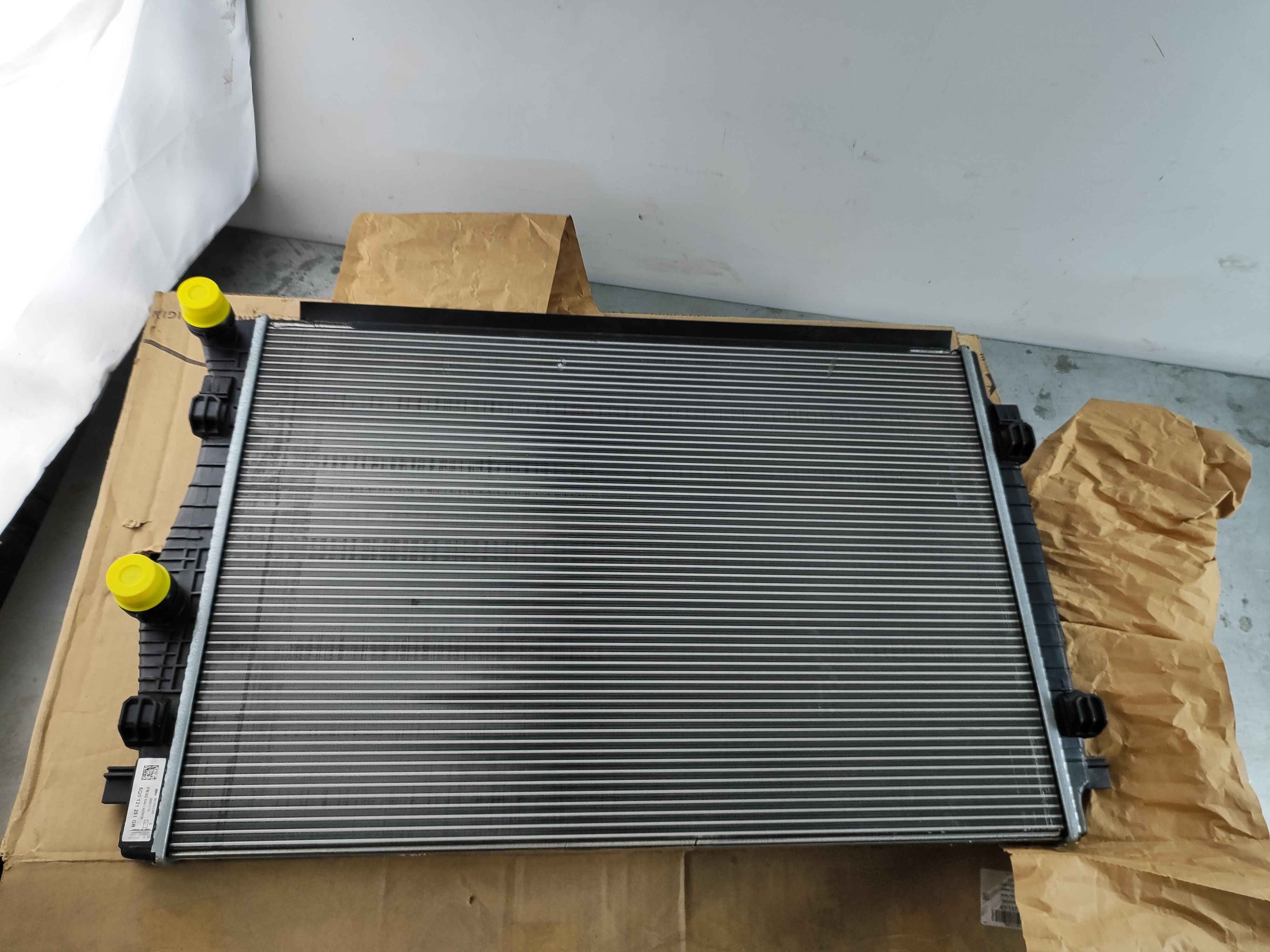 Radiator supplied