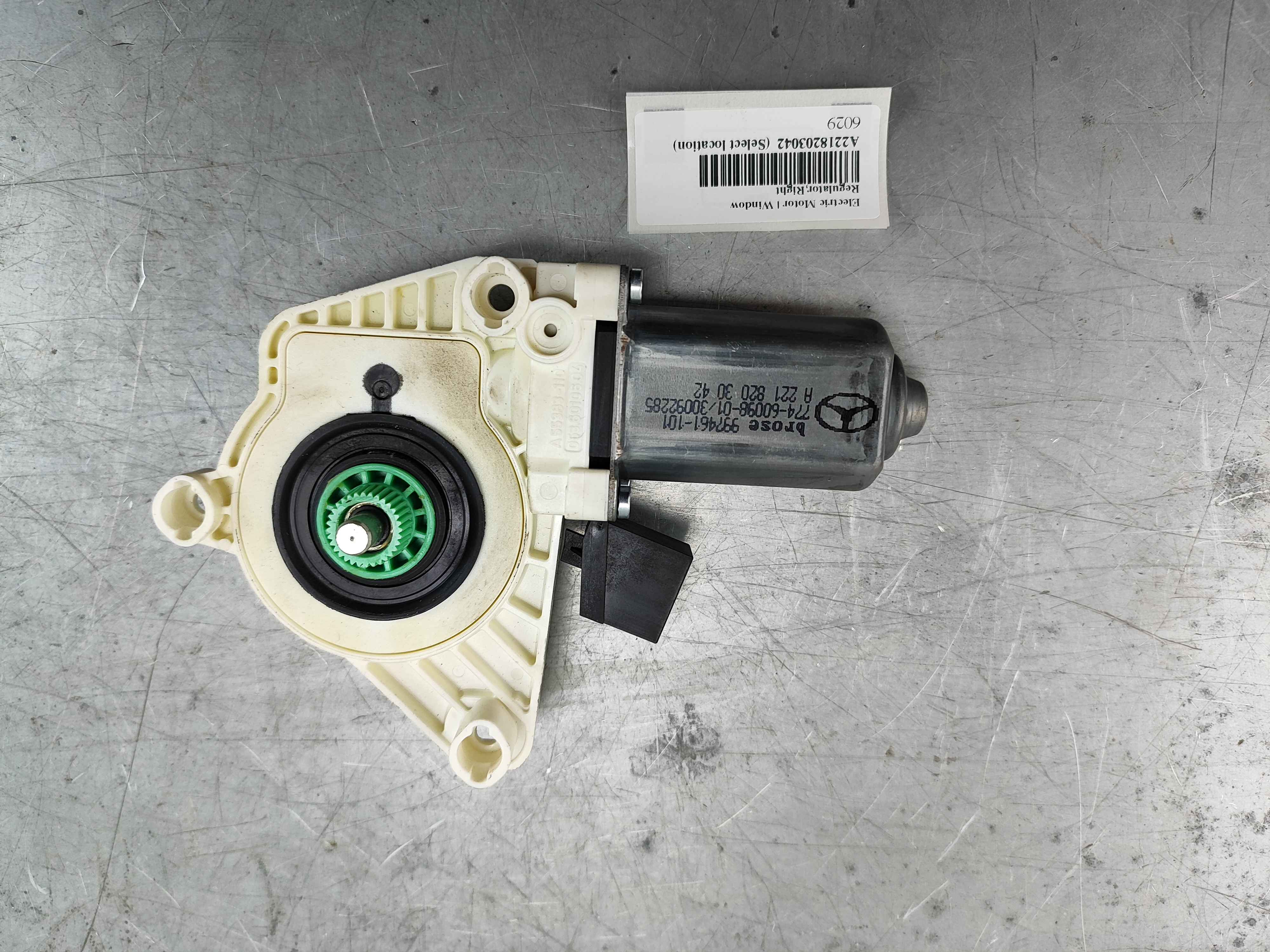 Electric Motor | Window Regulator,Right