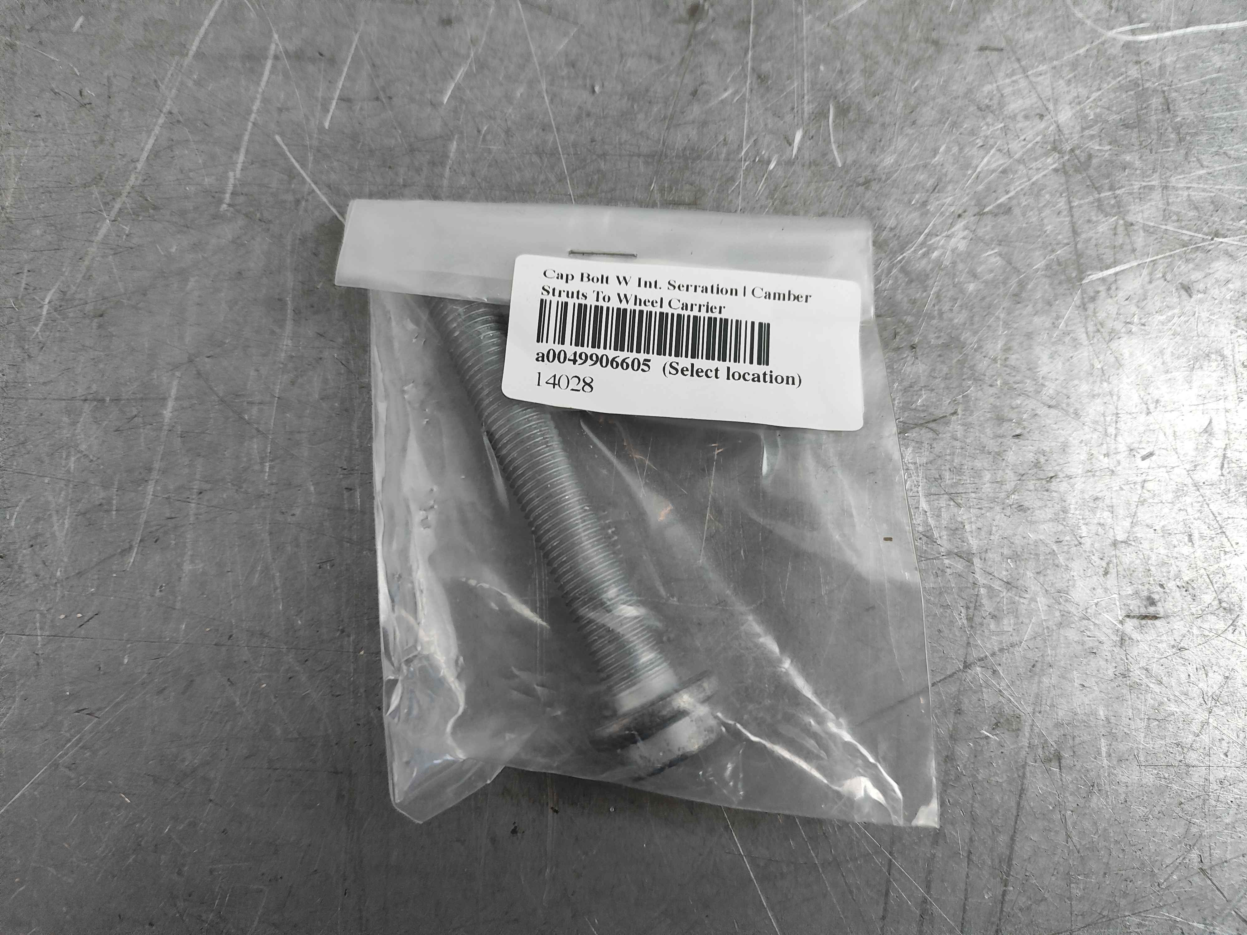 Cap Bolt W Int. Serration | Camber Struts To Wheel Carrier