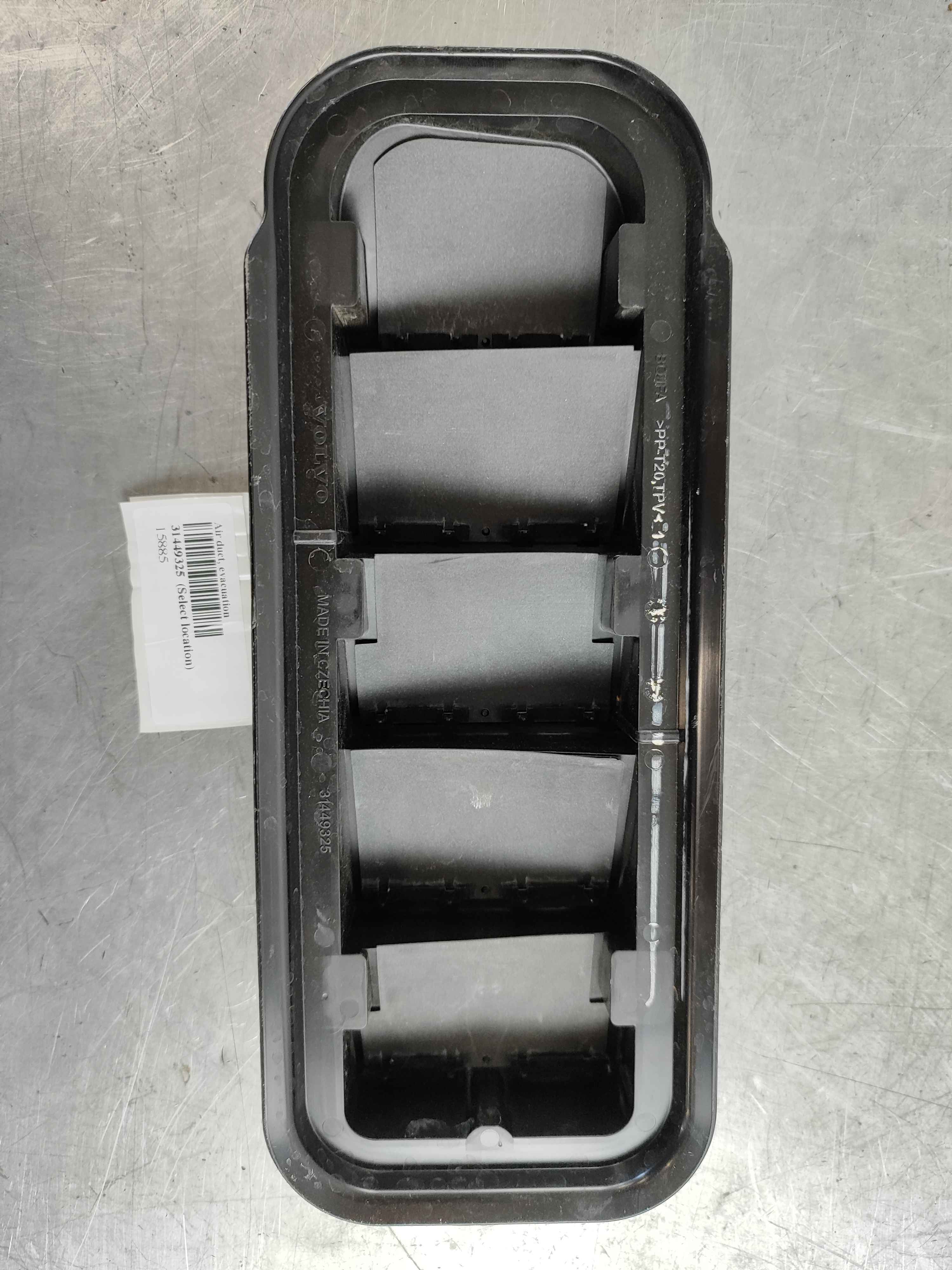 Air duct, evacuation