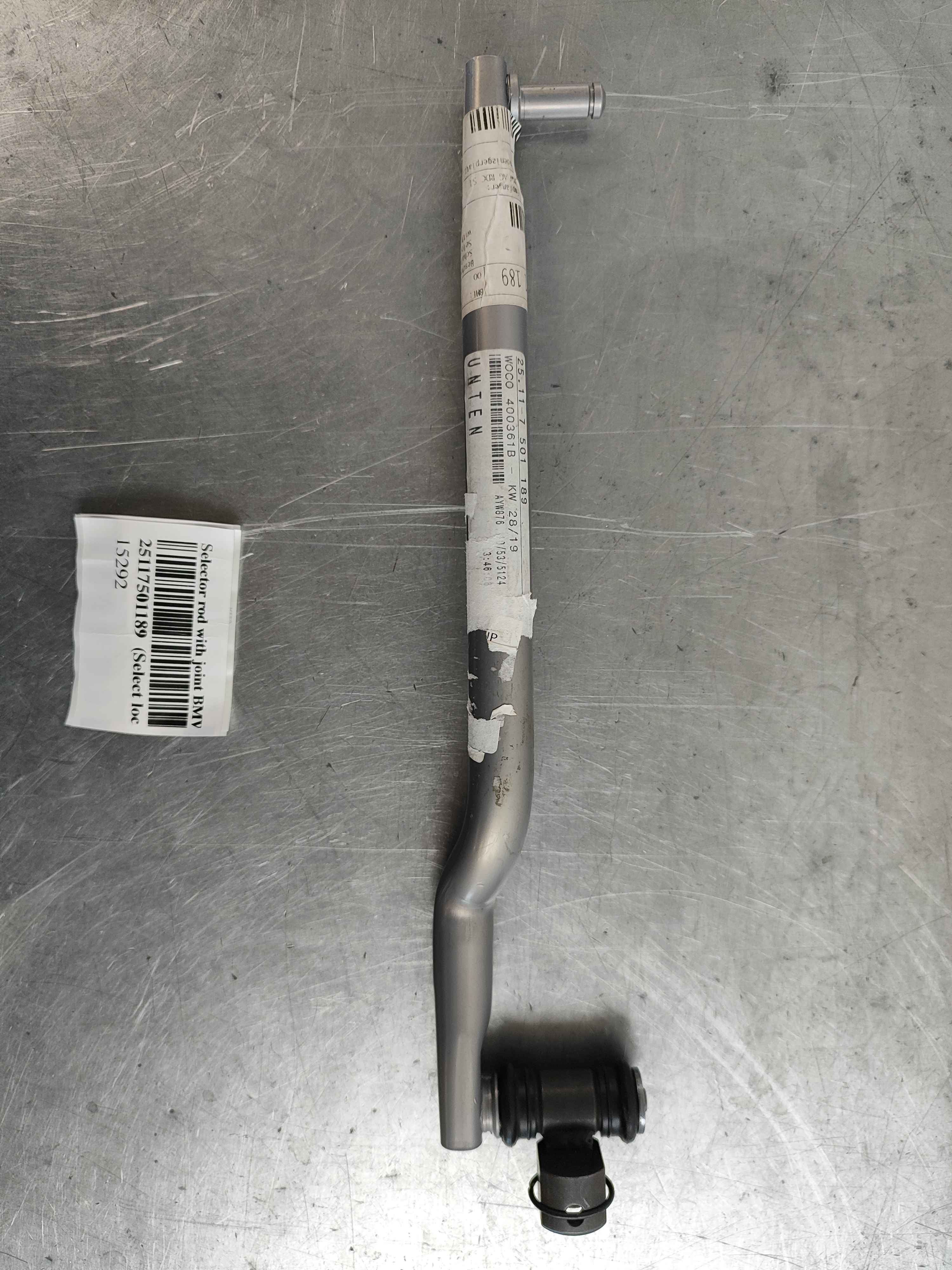 Selector rod with joint BMW