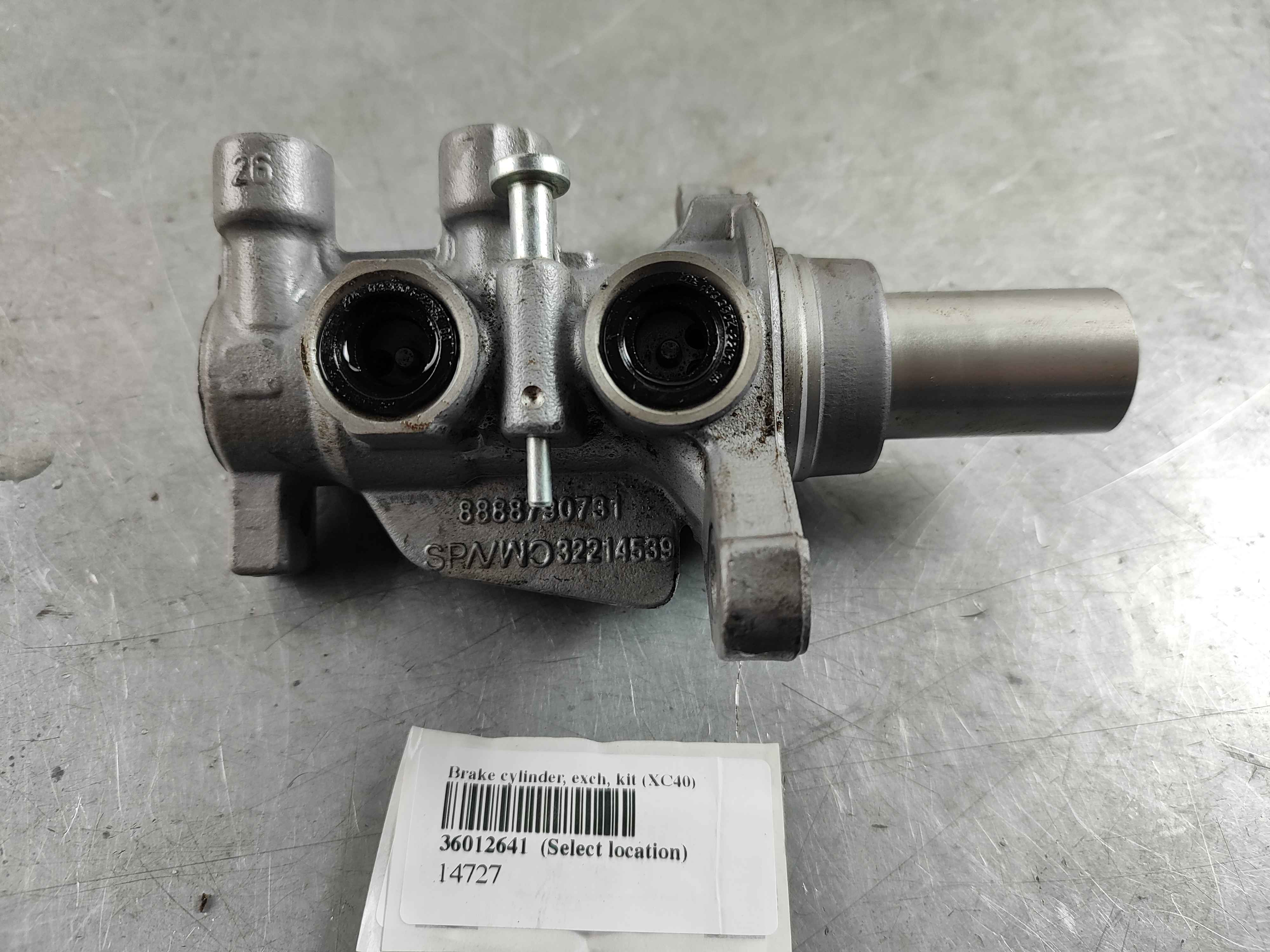 Brake cylinder, exch, kit (XC40)
