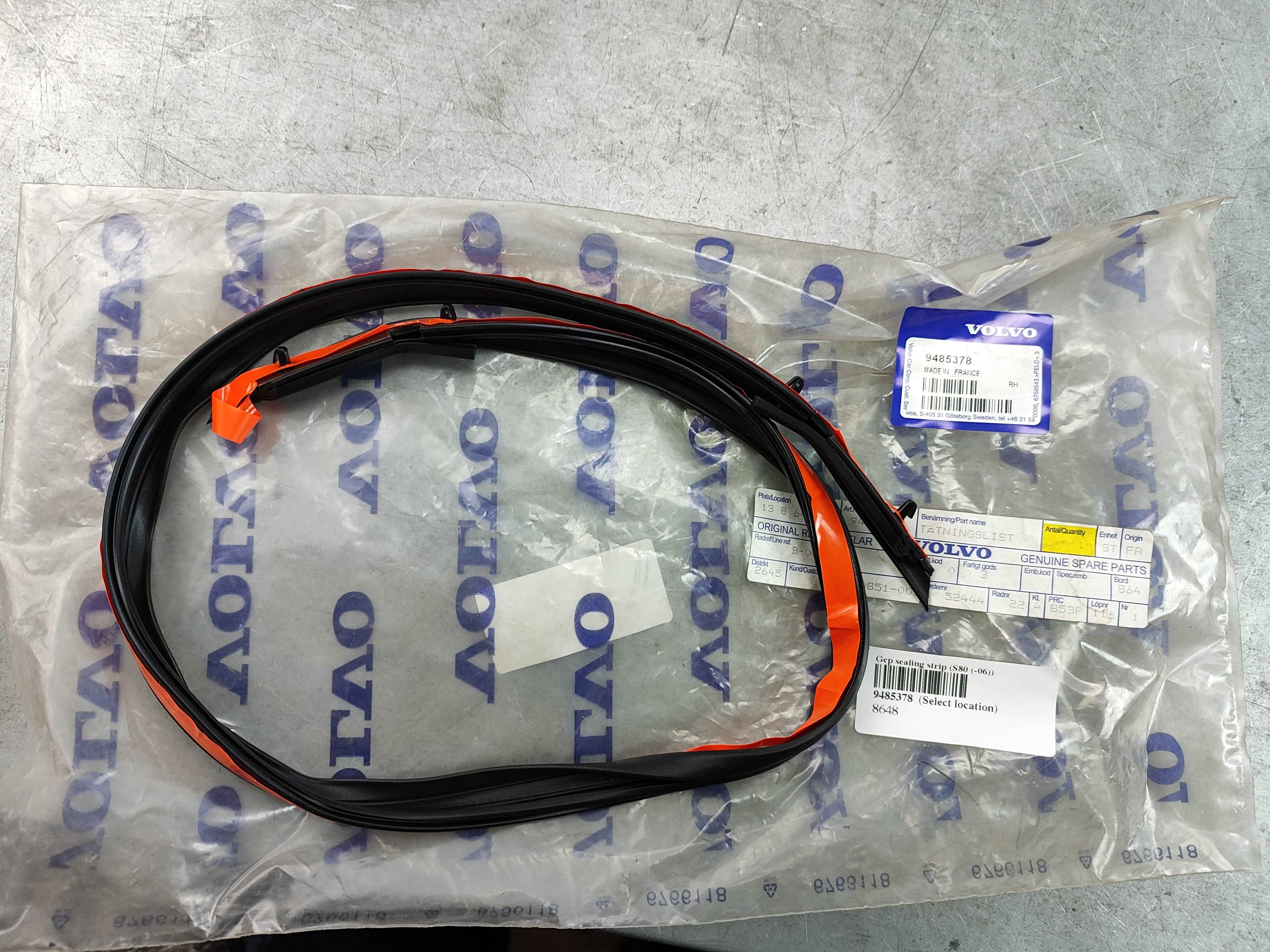 Gcp sealing strip (S80 (-06))