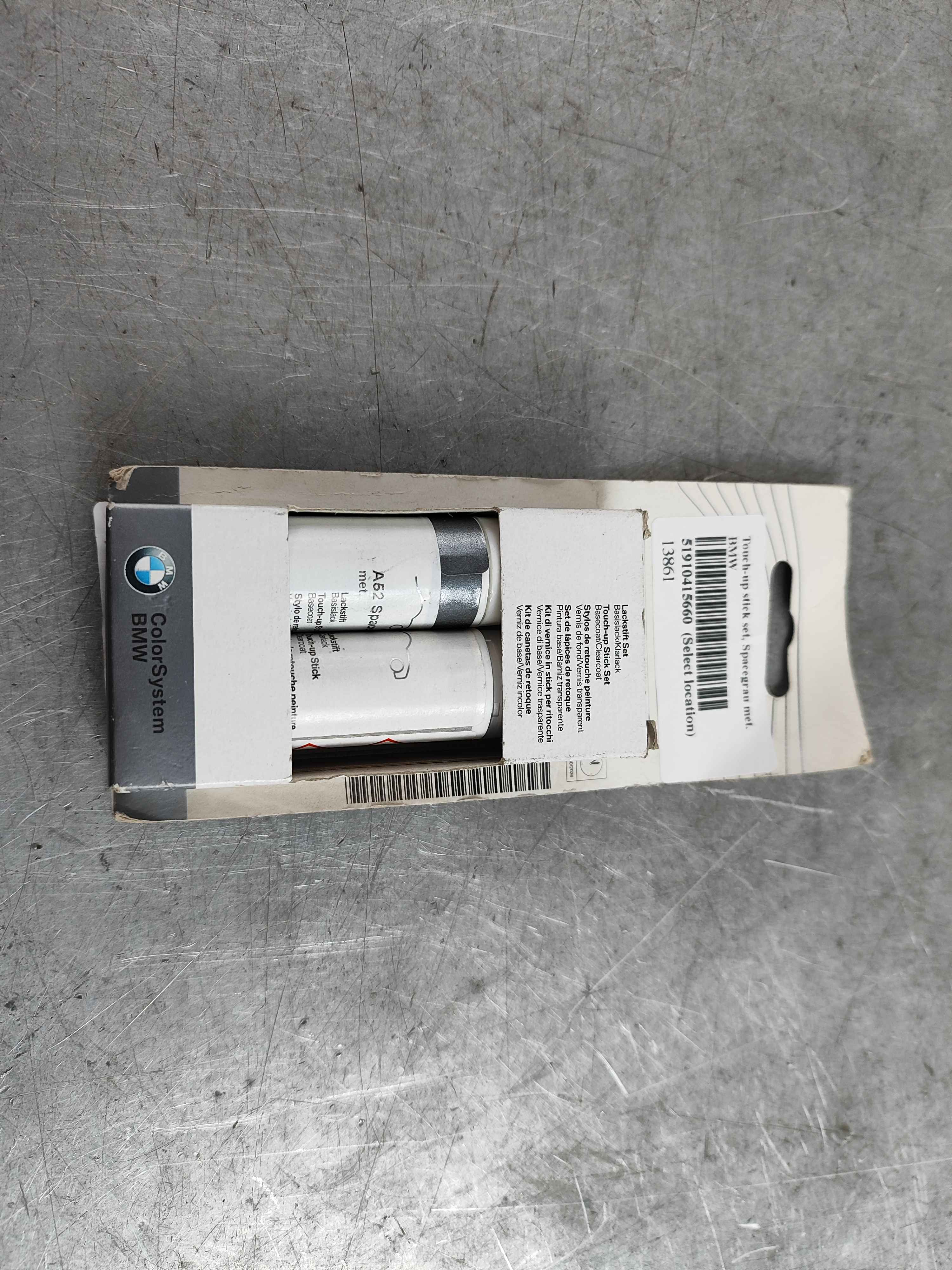 Touch-up stick set, Spacegrau met. BMW