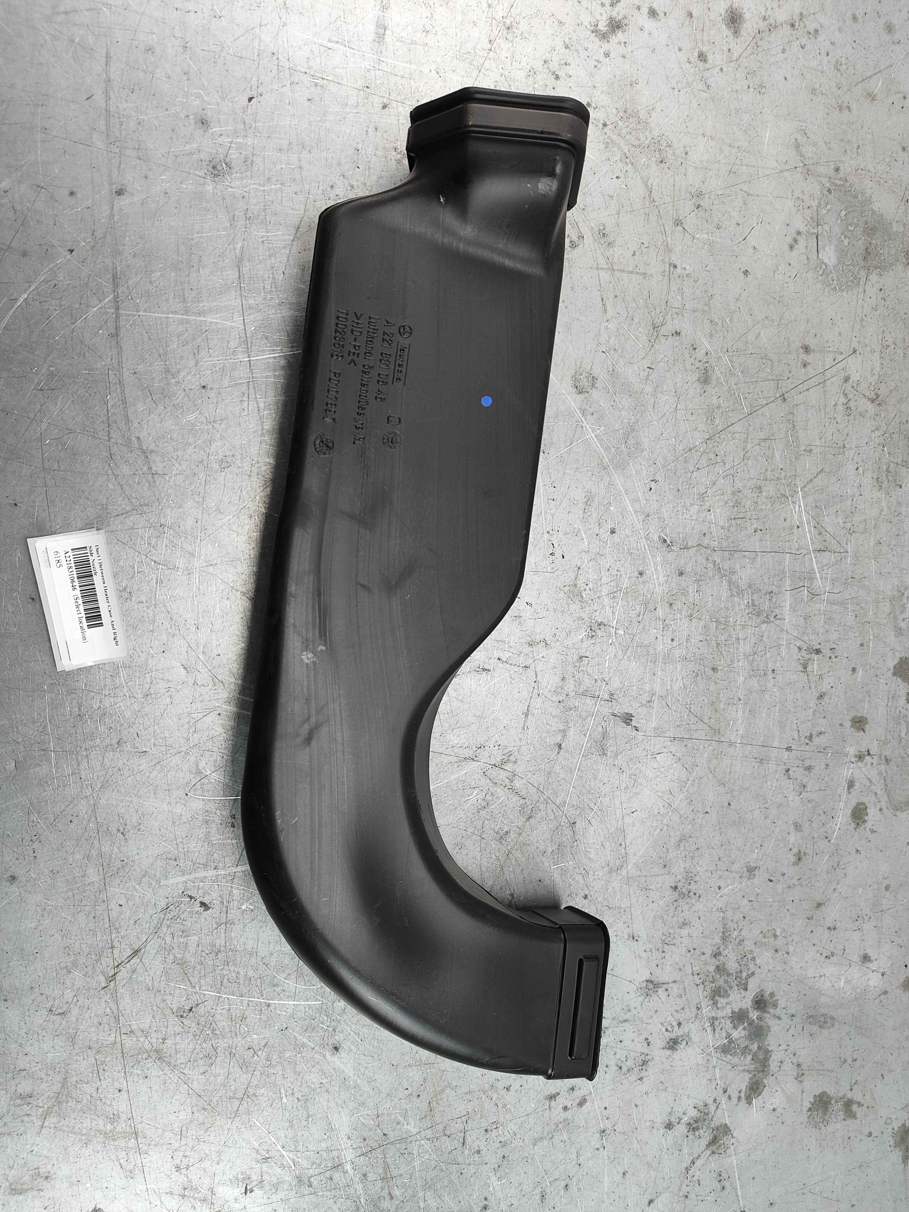 Duct | Between Heater Case And Right Side Nozzle