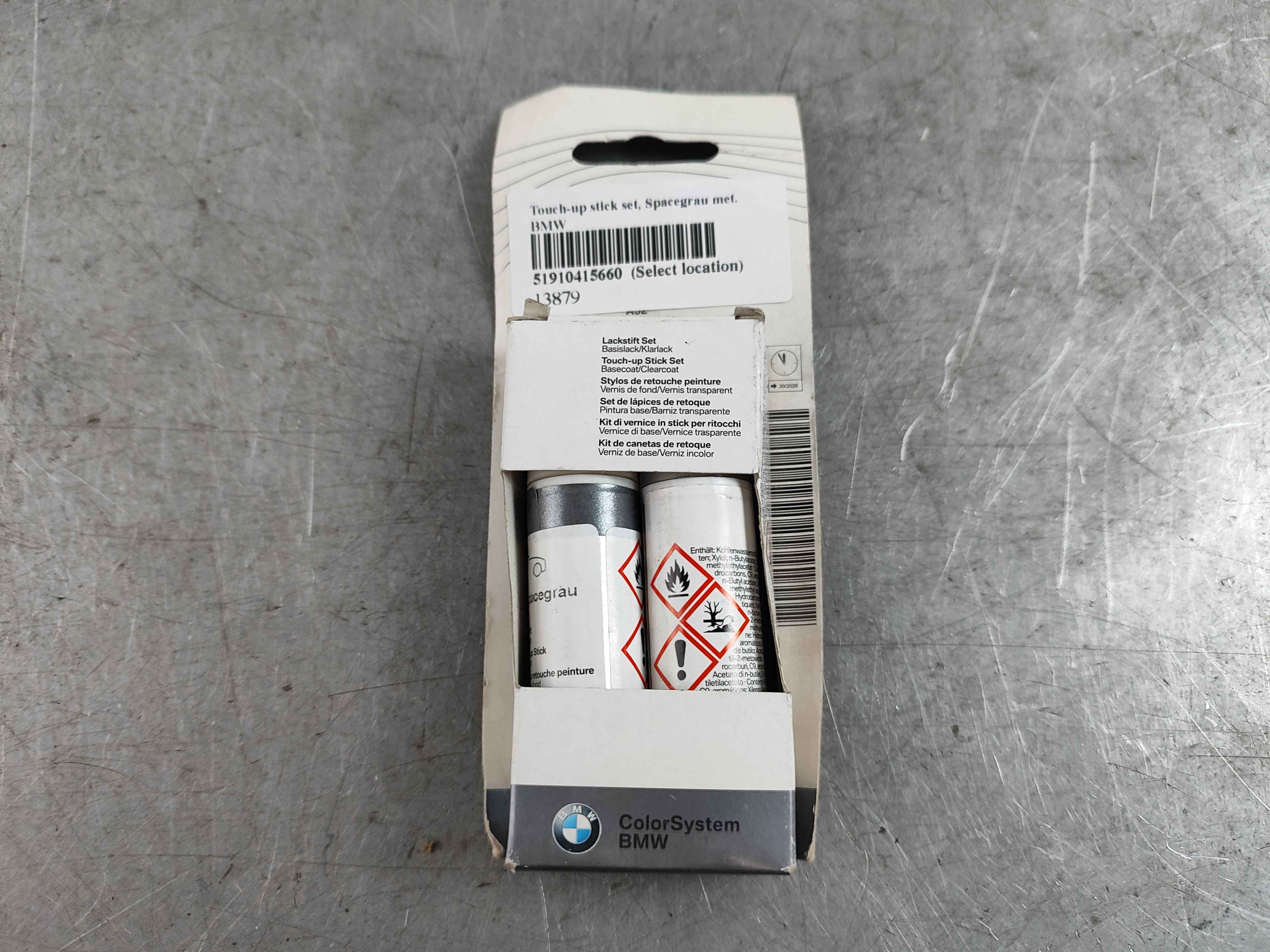Touch-up stick set, Spacegrau met. BMW