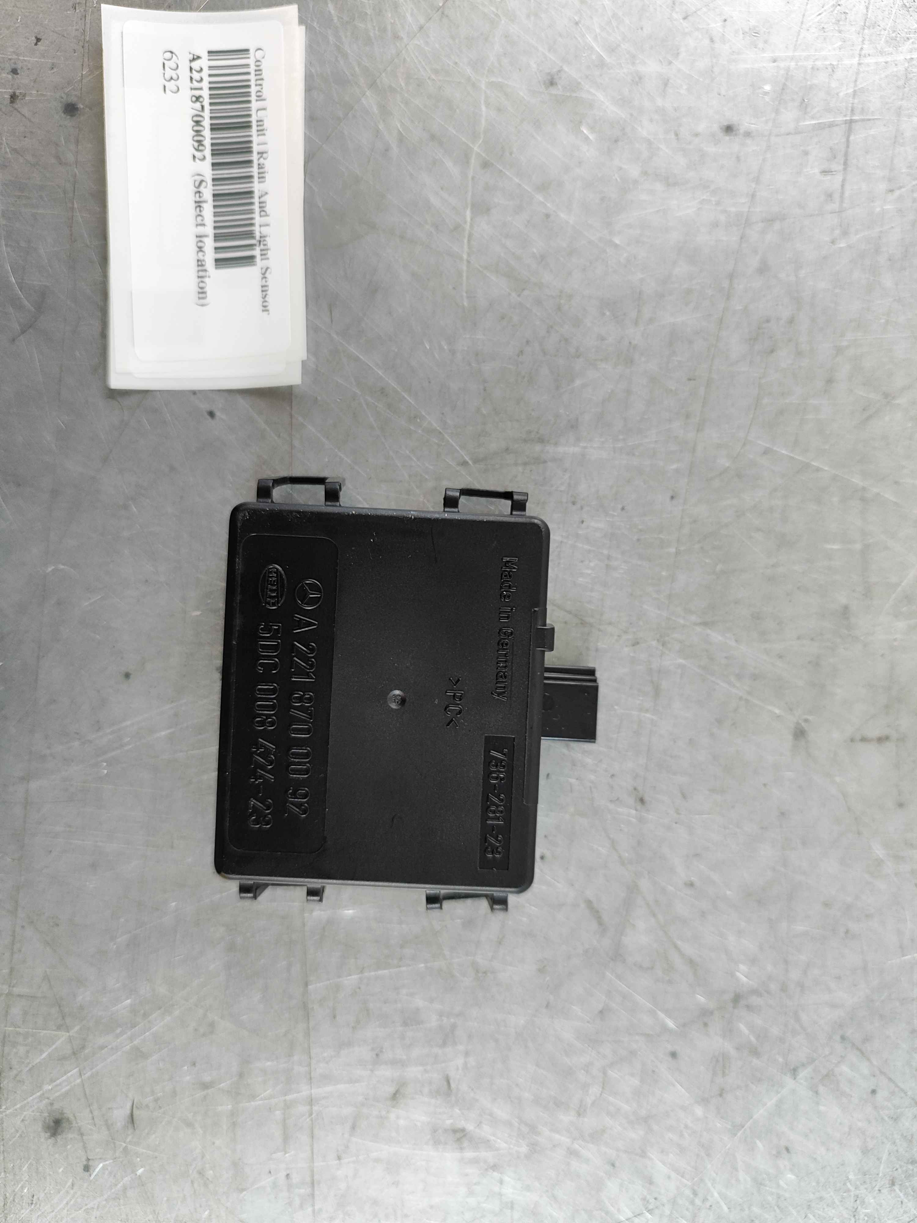 Control Unit | Rain And Light Sensor