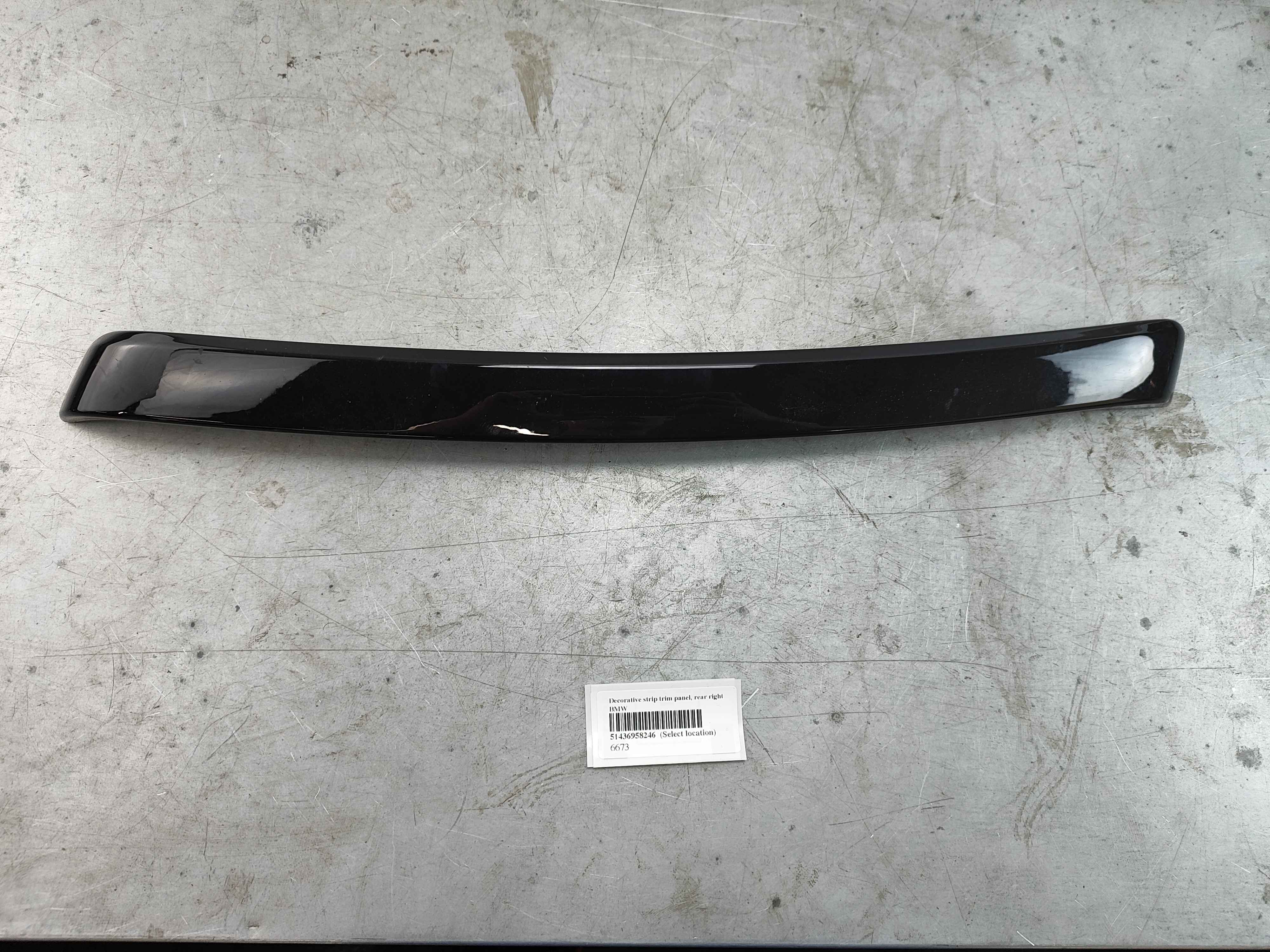 Decorative strip trim panel, rear right BMW