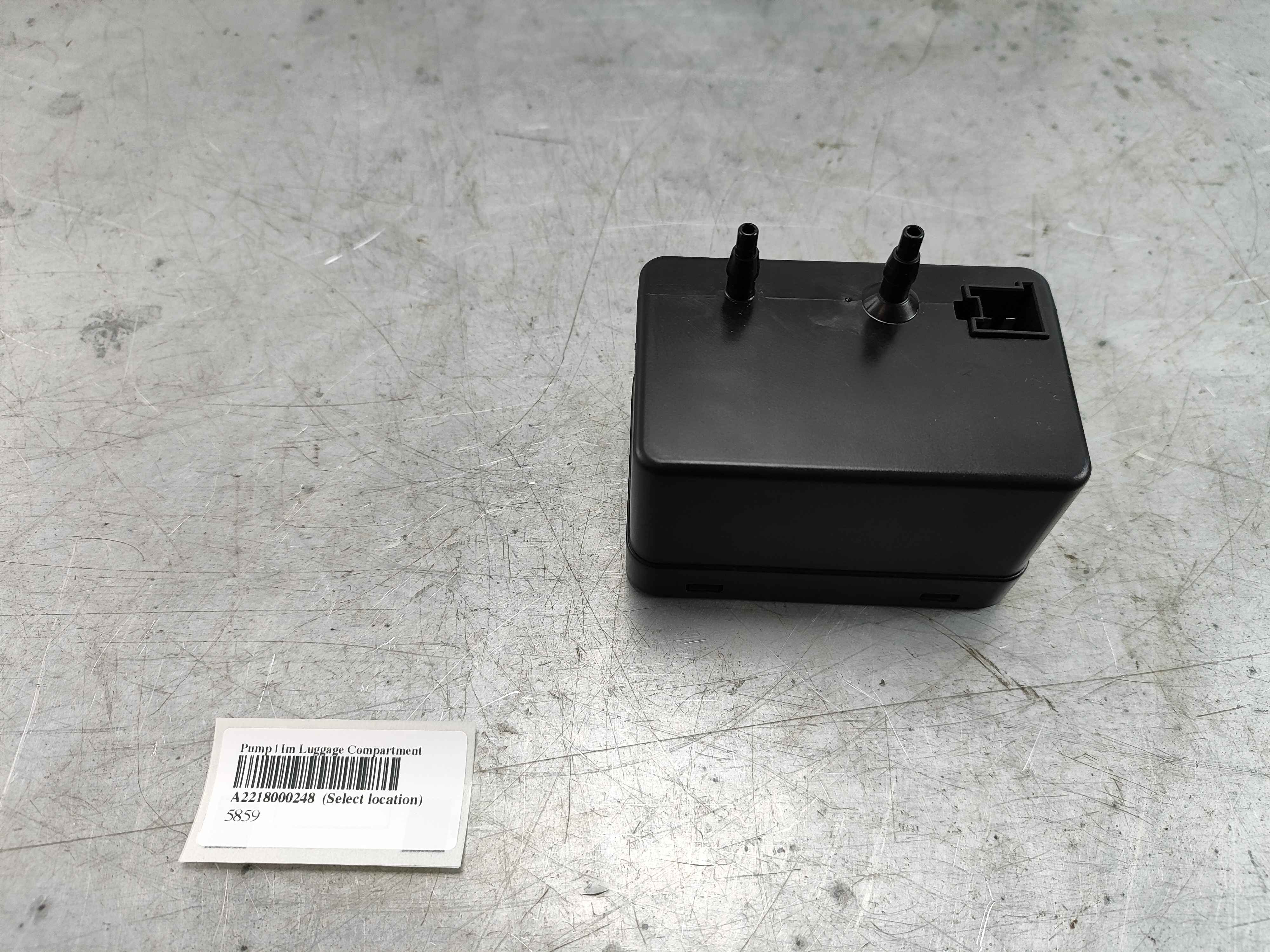 Pump | Im Luggage Compartment