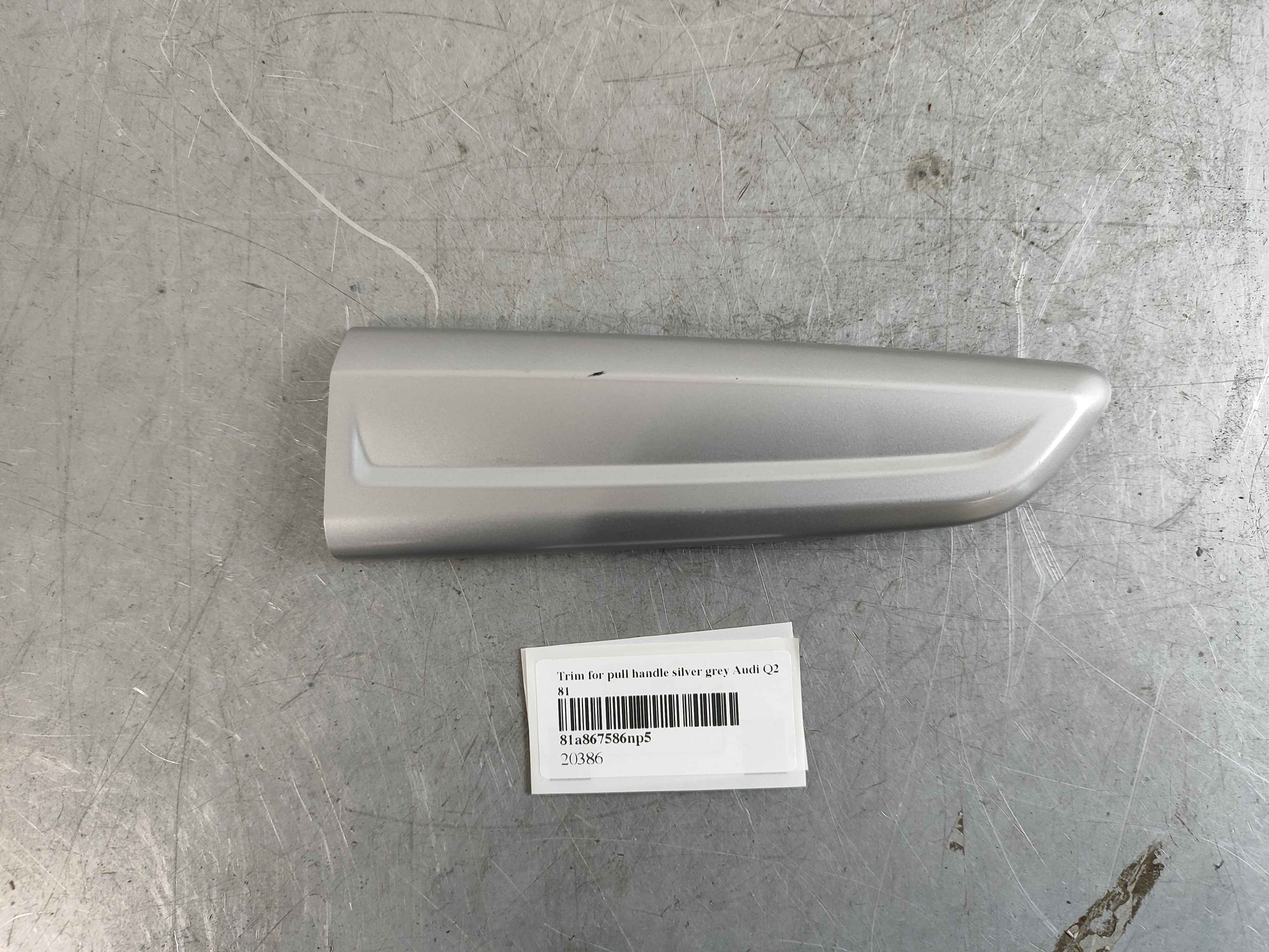 Trim for pull handle silver grey Audi Q2 81