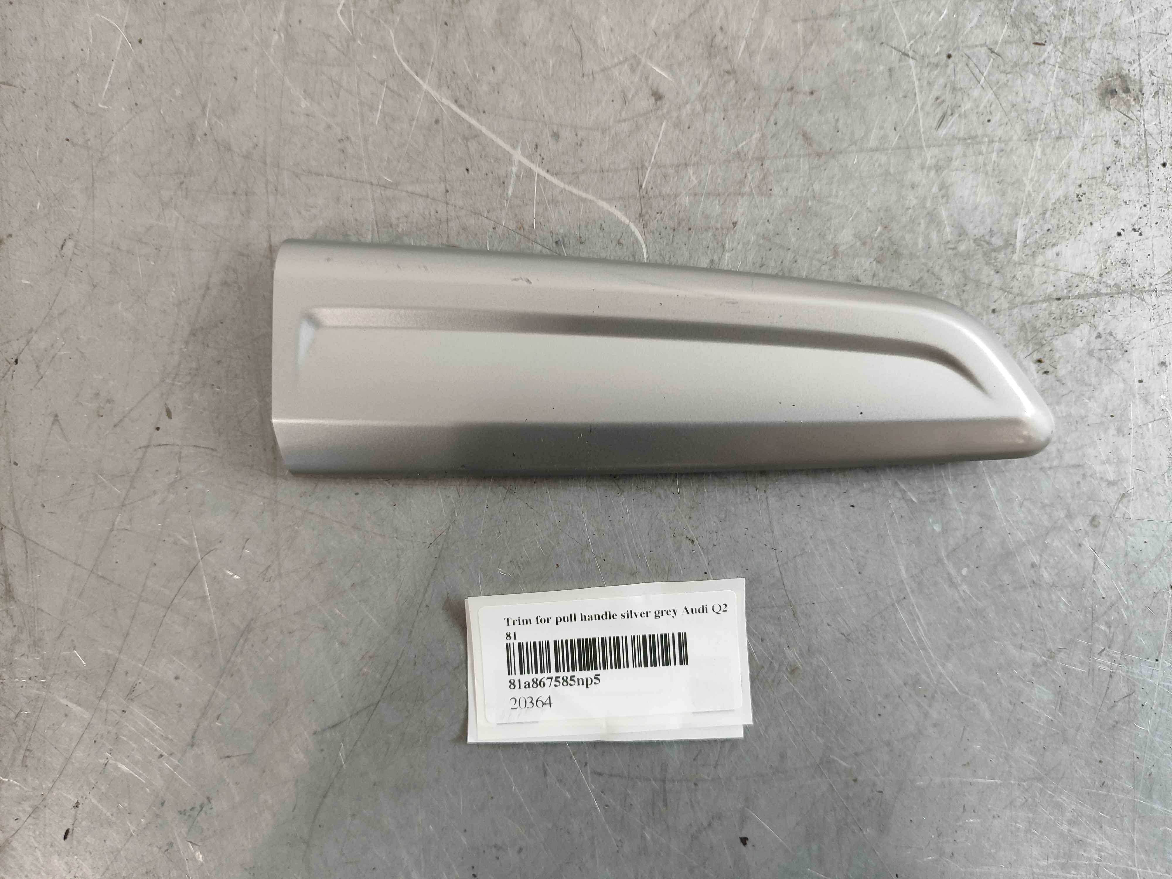 Trim for pull handle silver grey Audi Q2 81