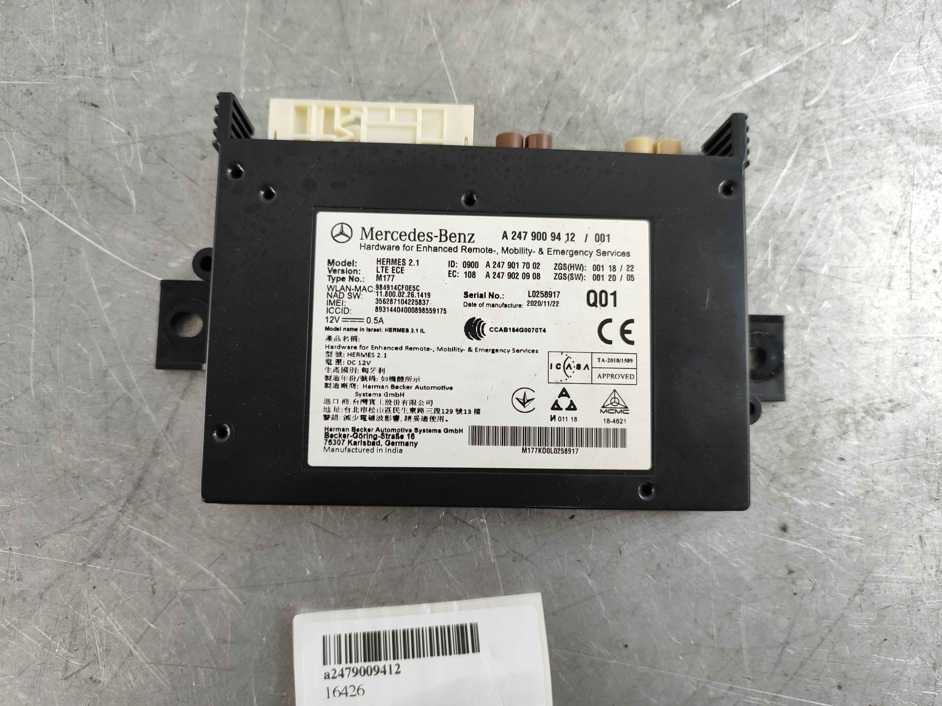 Mercedes-Benz a2479009412