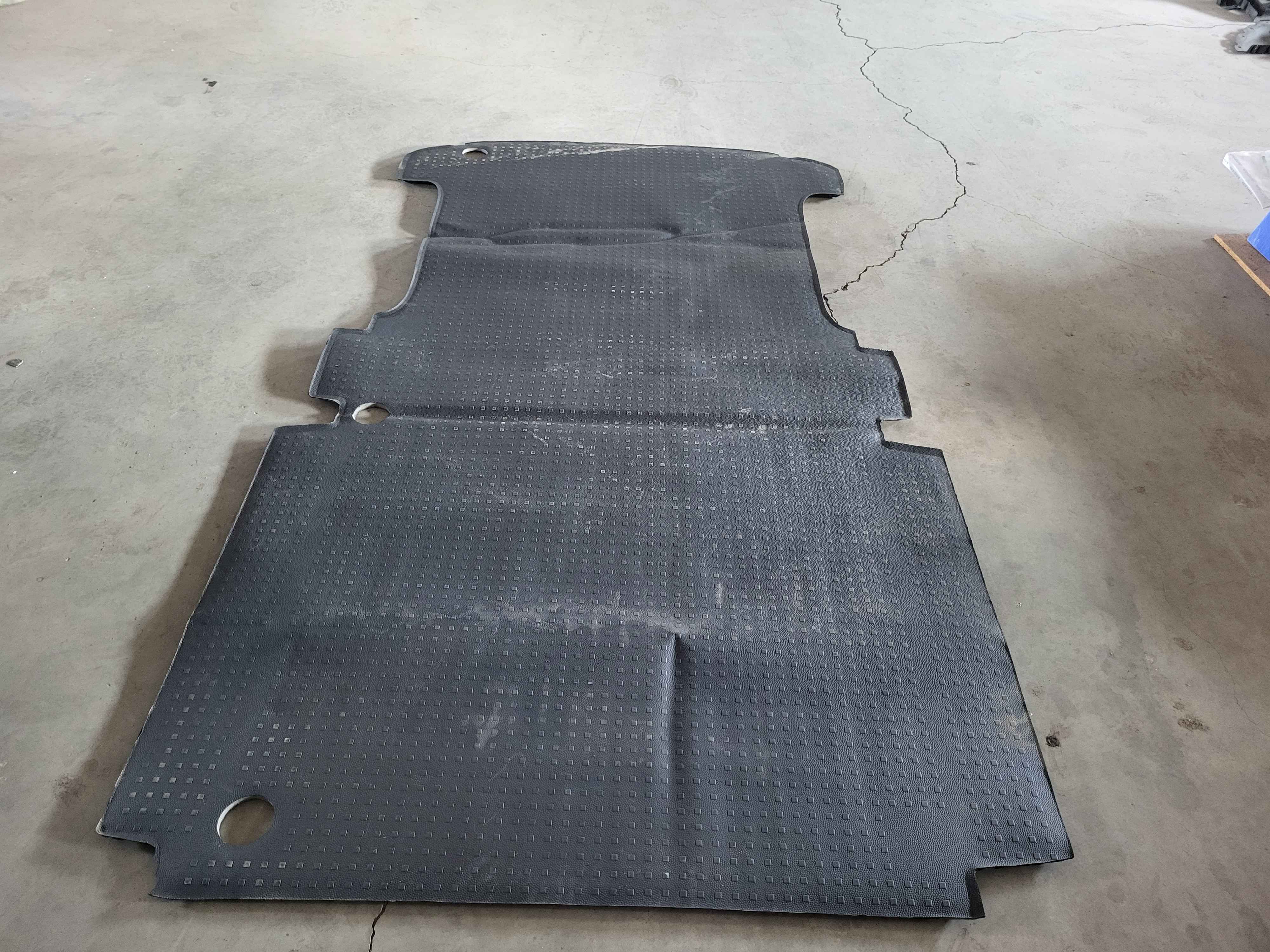 Floor cover (rubber) black