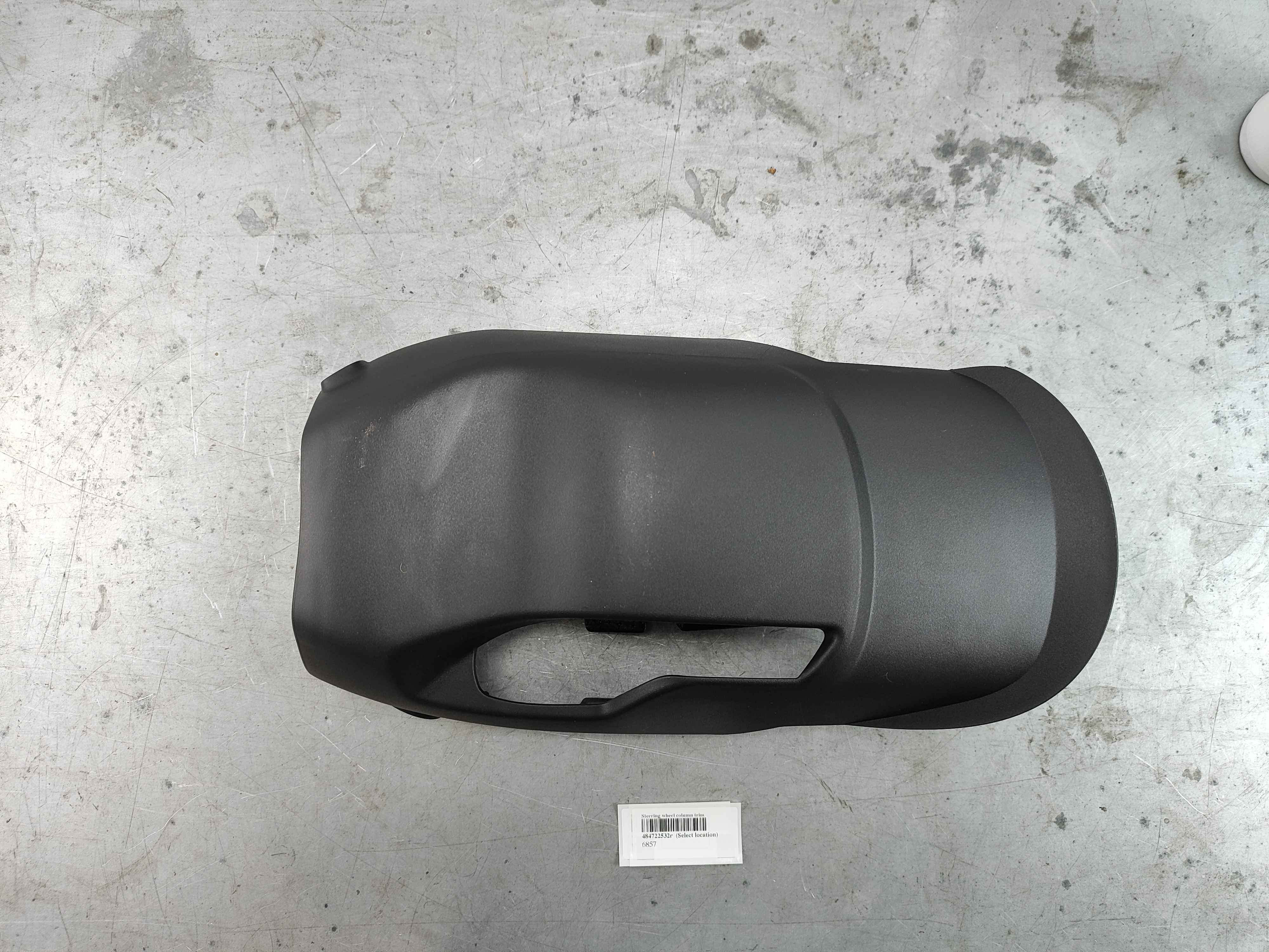 Steering wheel column trim