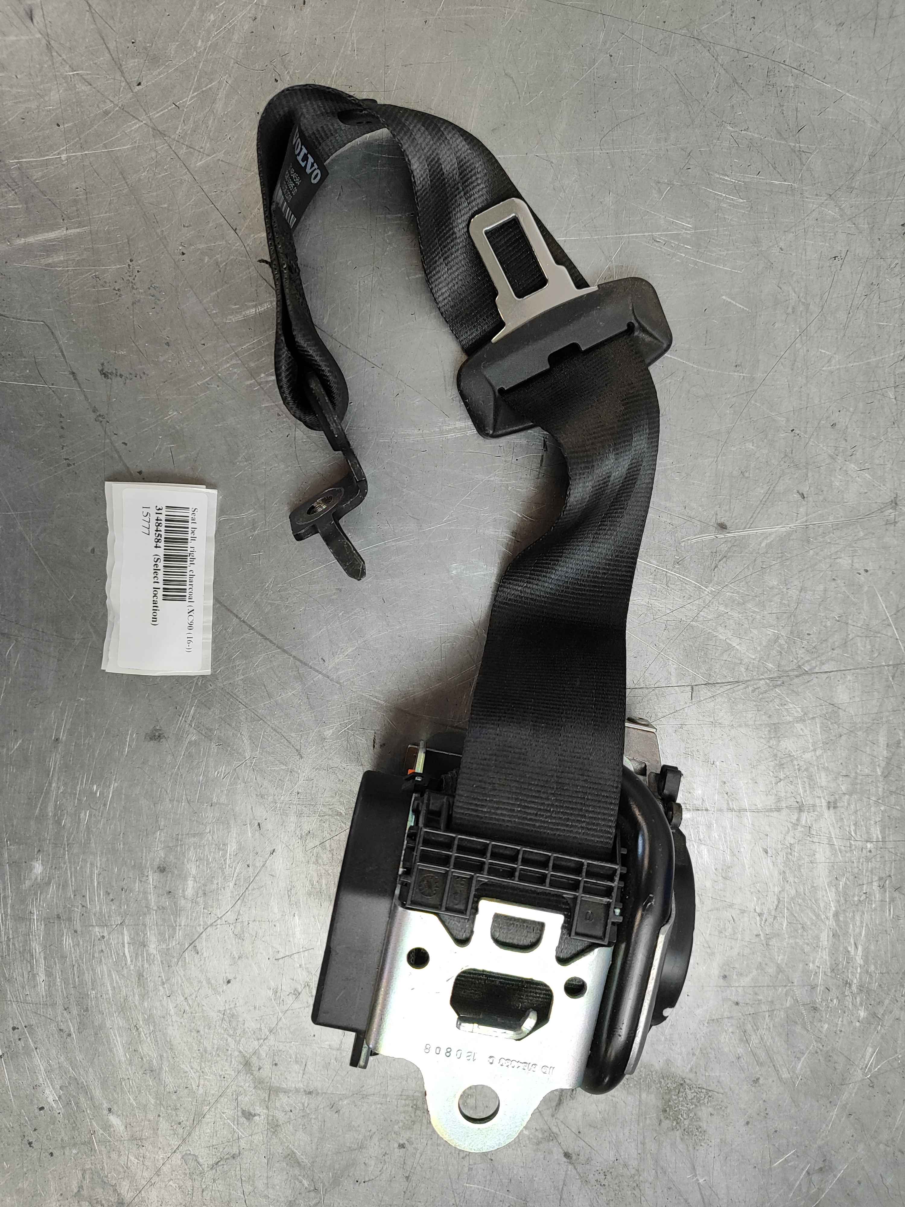 Seat belt, right, charcoal (XC90 (16-))