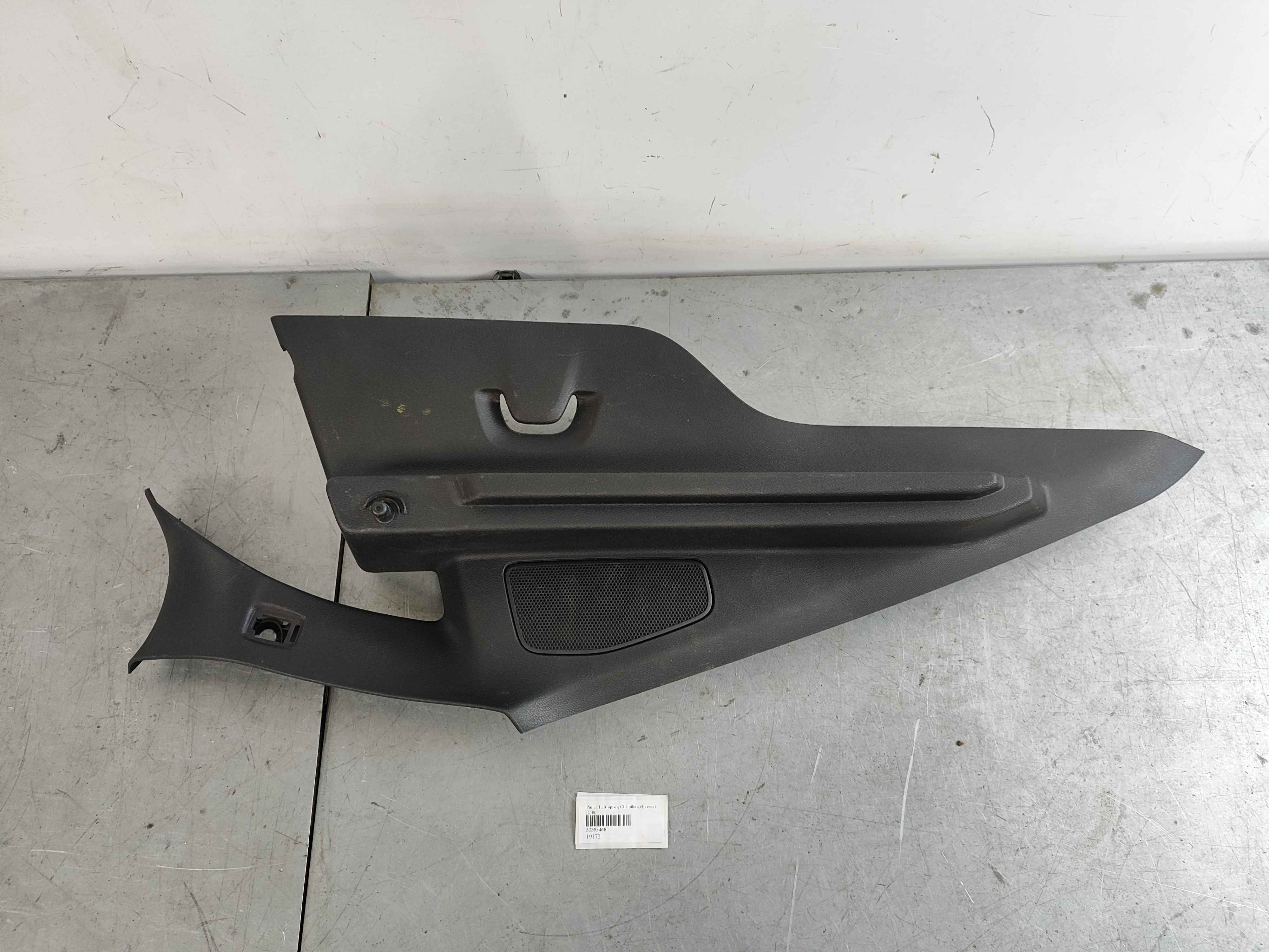 Panel, Left upper, C|D pillar, charcoal (C40)