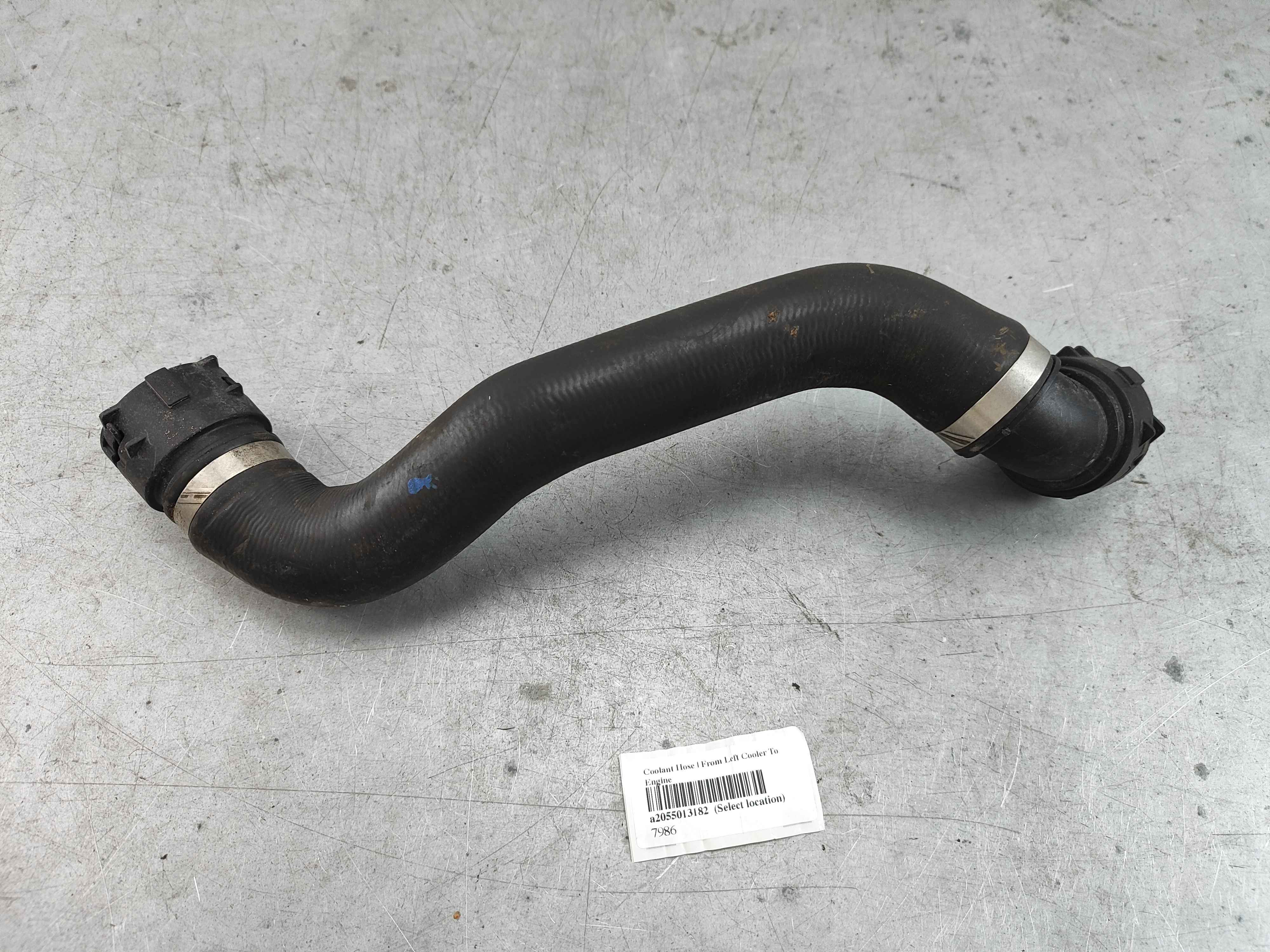 Coolant Hose | From Left Cooler To Engine