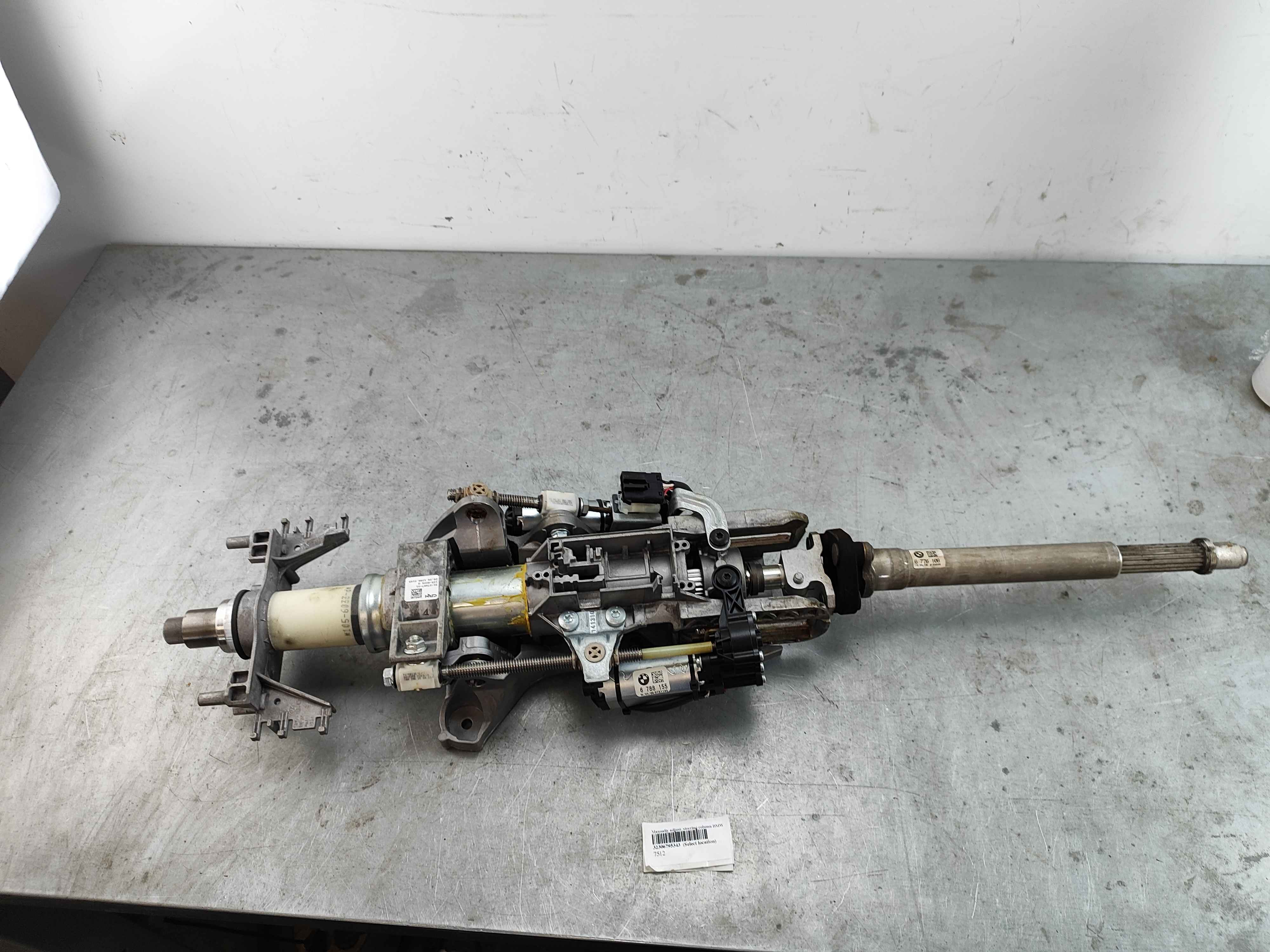 Manually adjust. steering column BMW