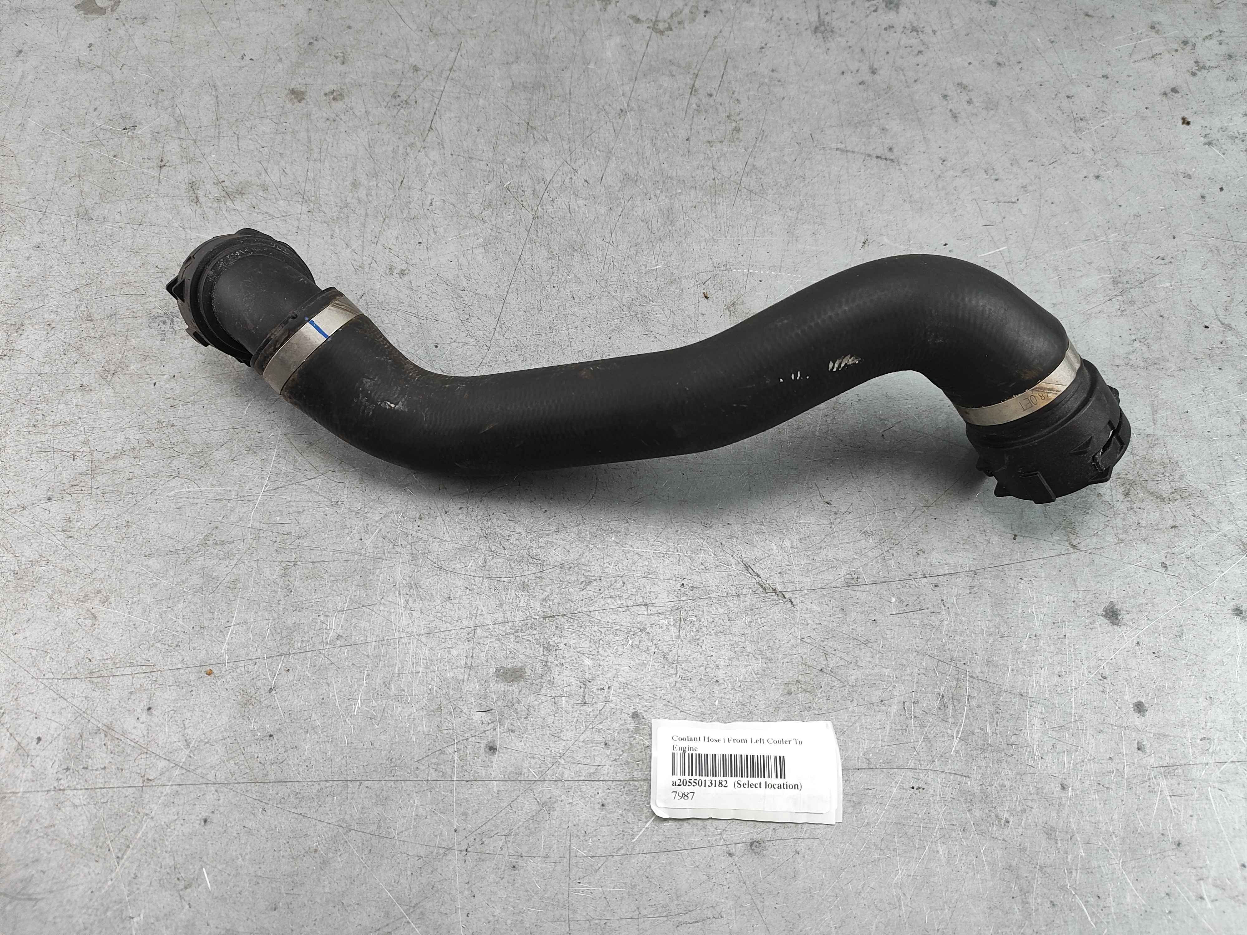 Coolant Hose | From Left Cooler To Engine