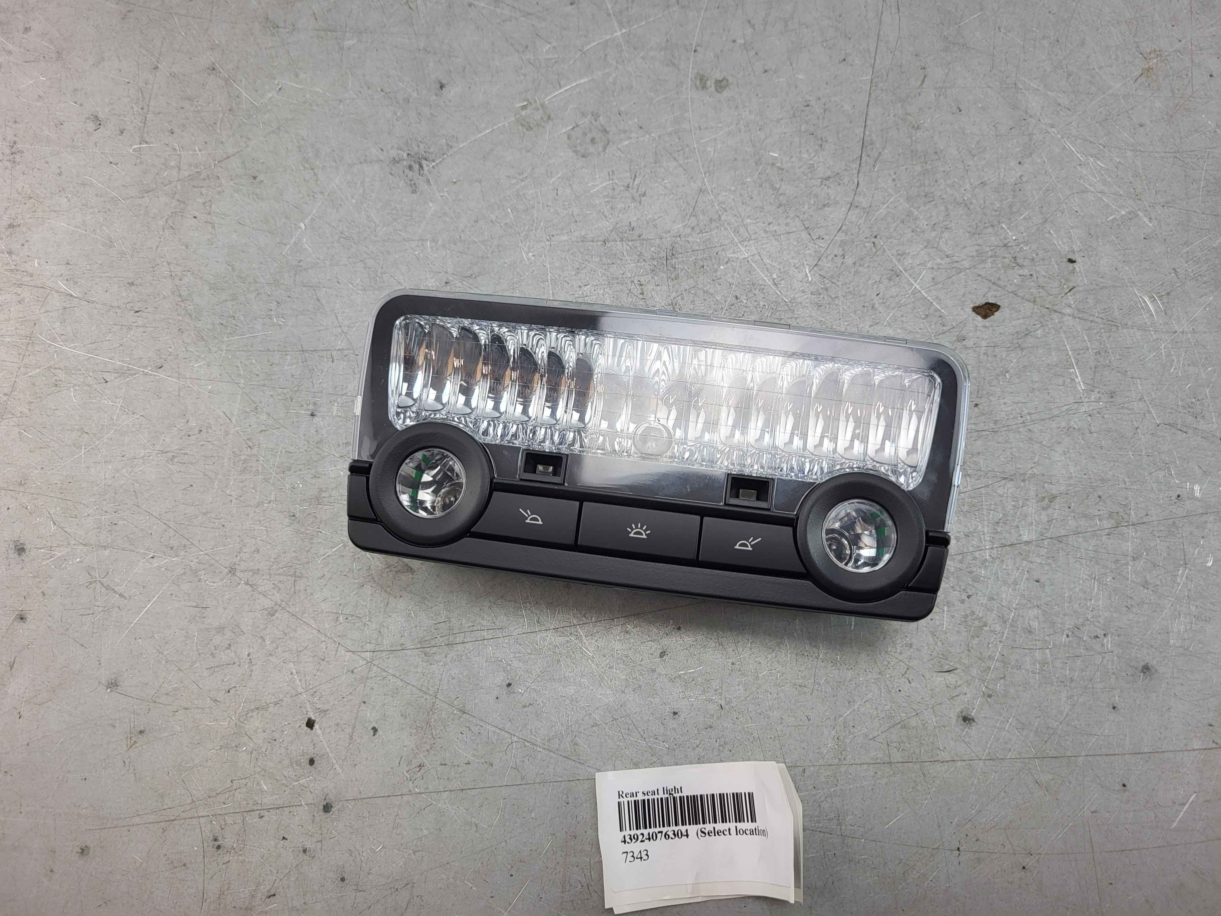Rear seat light