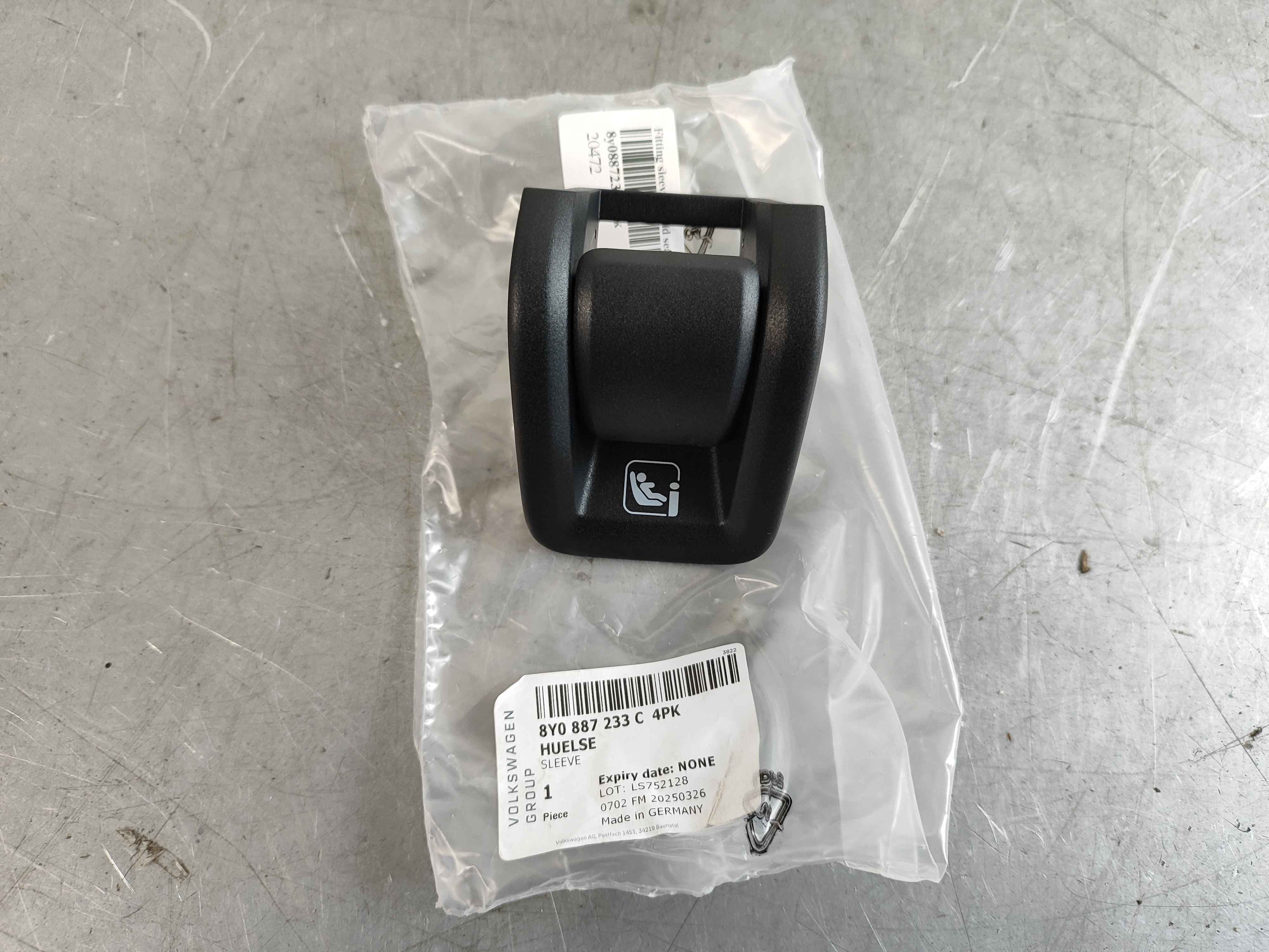 Fitting sleeve - child seat sabre(black)