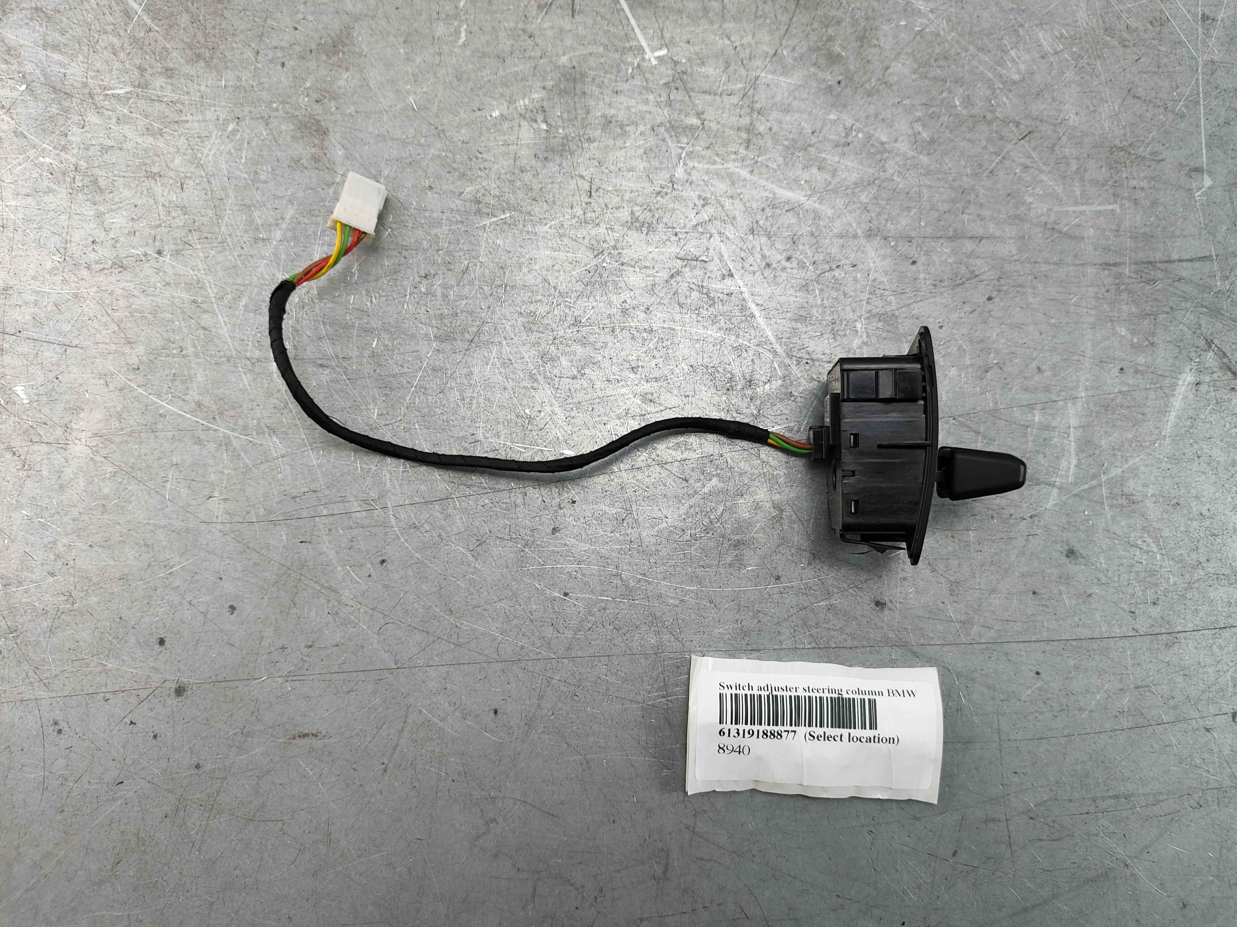 Switch adjuster steering column BMW
