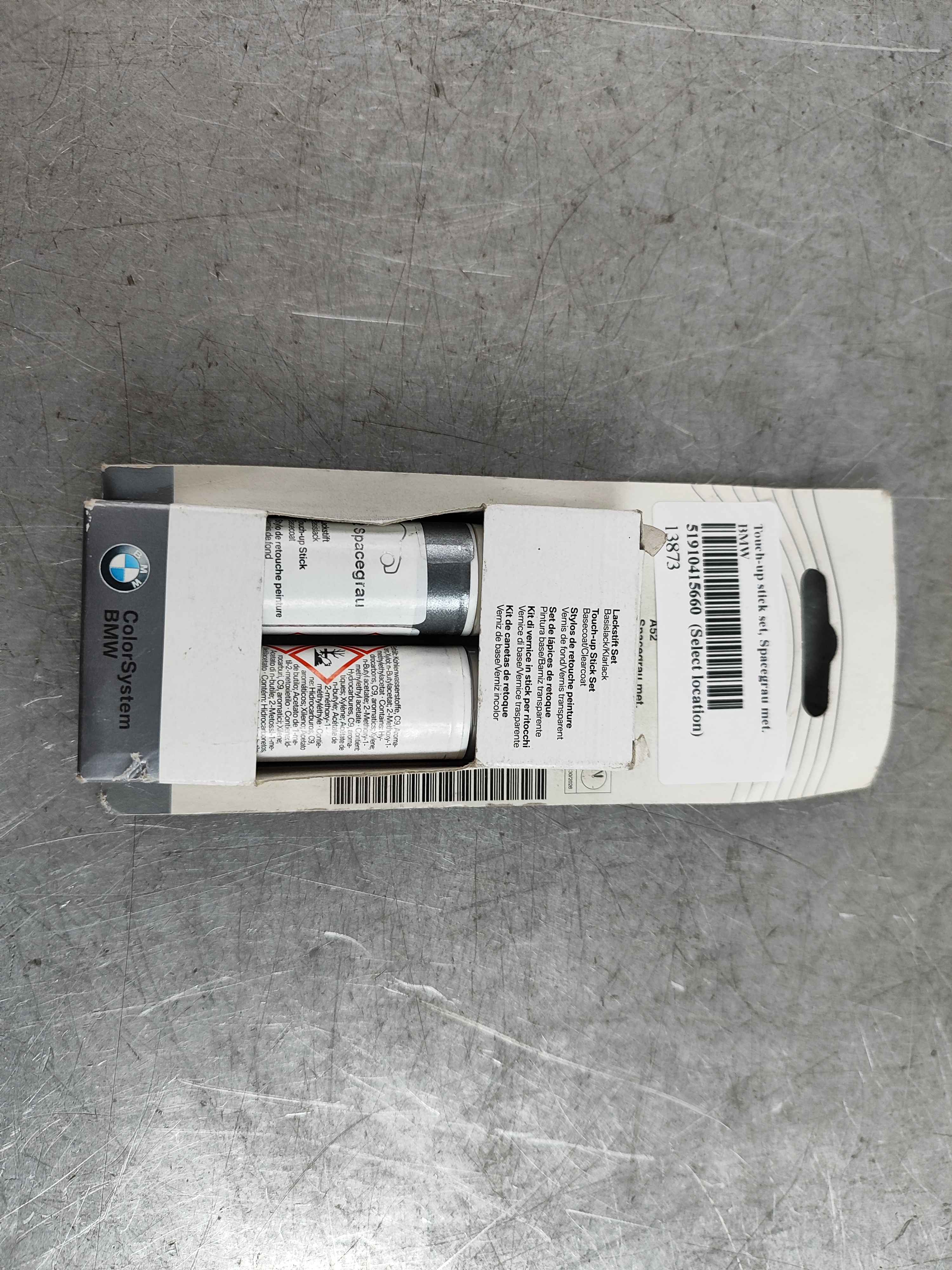 Touch-up stick set, Spacegrau met. BMW